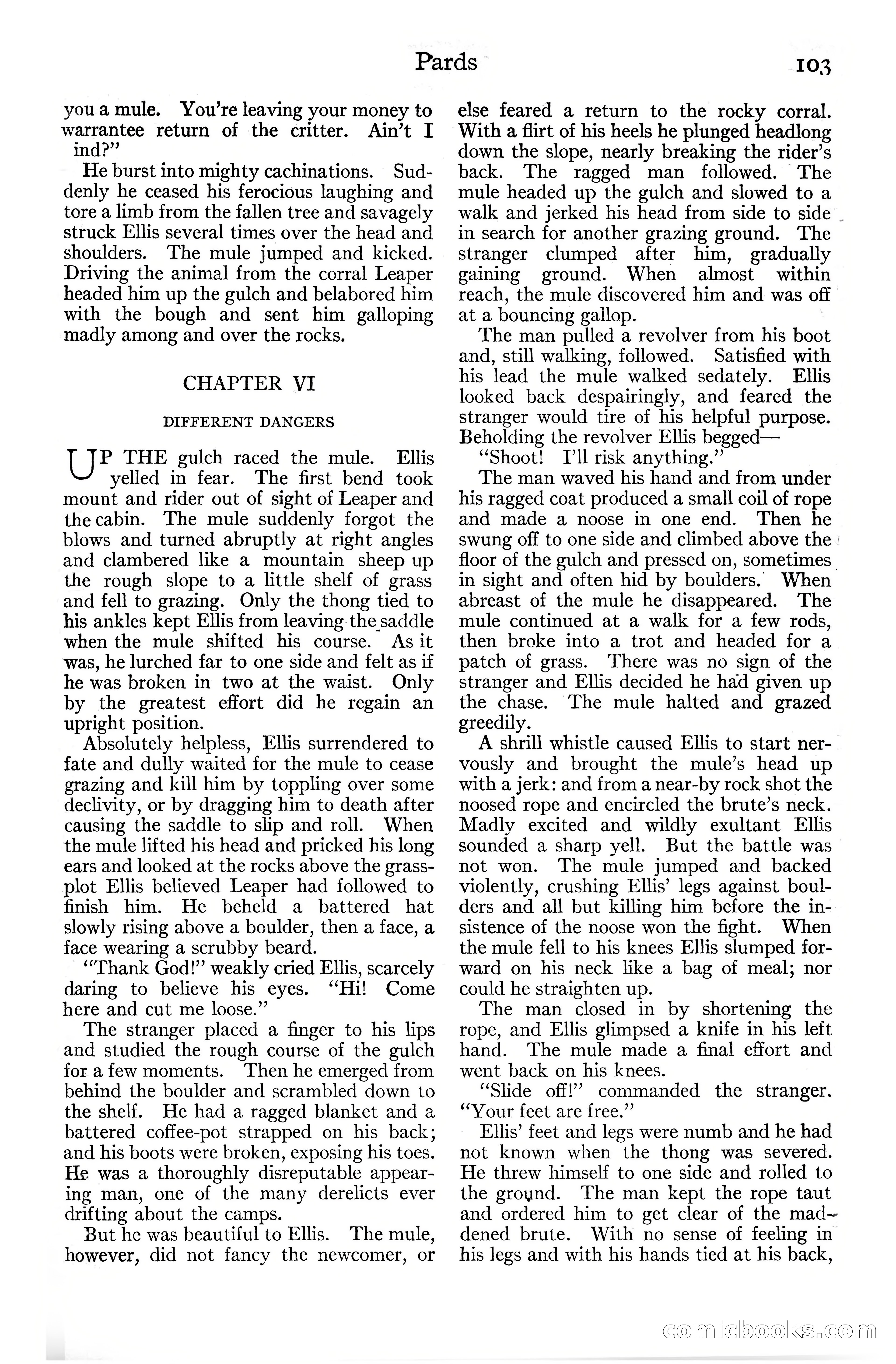 Adventure Magazine Cover, June 20, 1925 — page 121 of 212