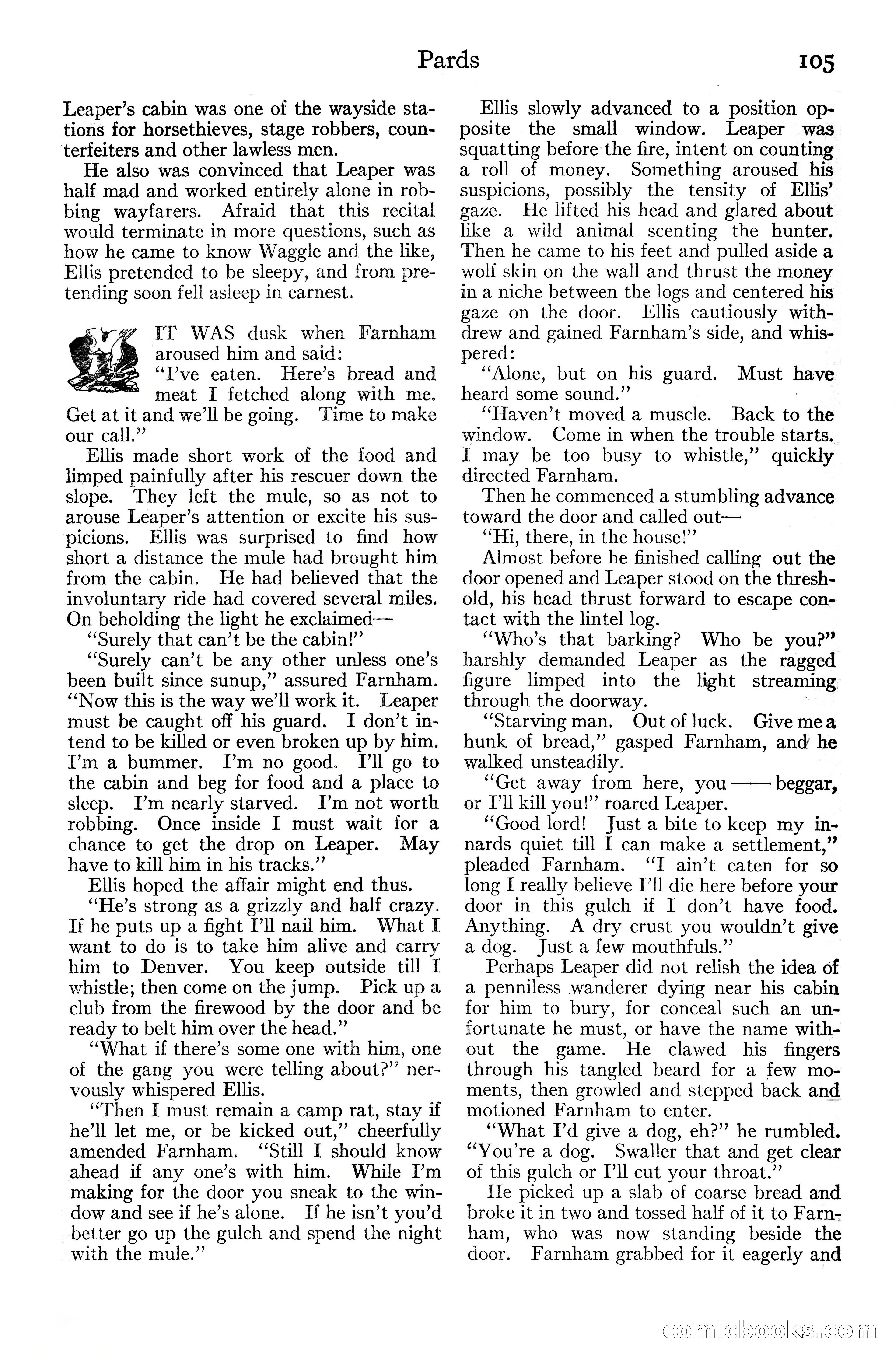 Adventure Magazine Cover, June 20, 1925 — page 123 of 212
