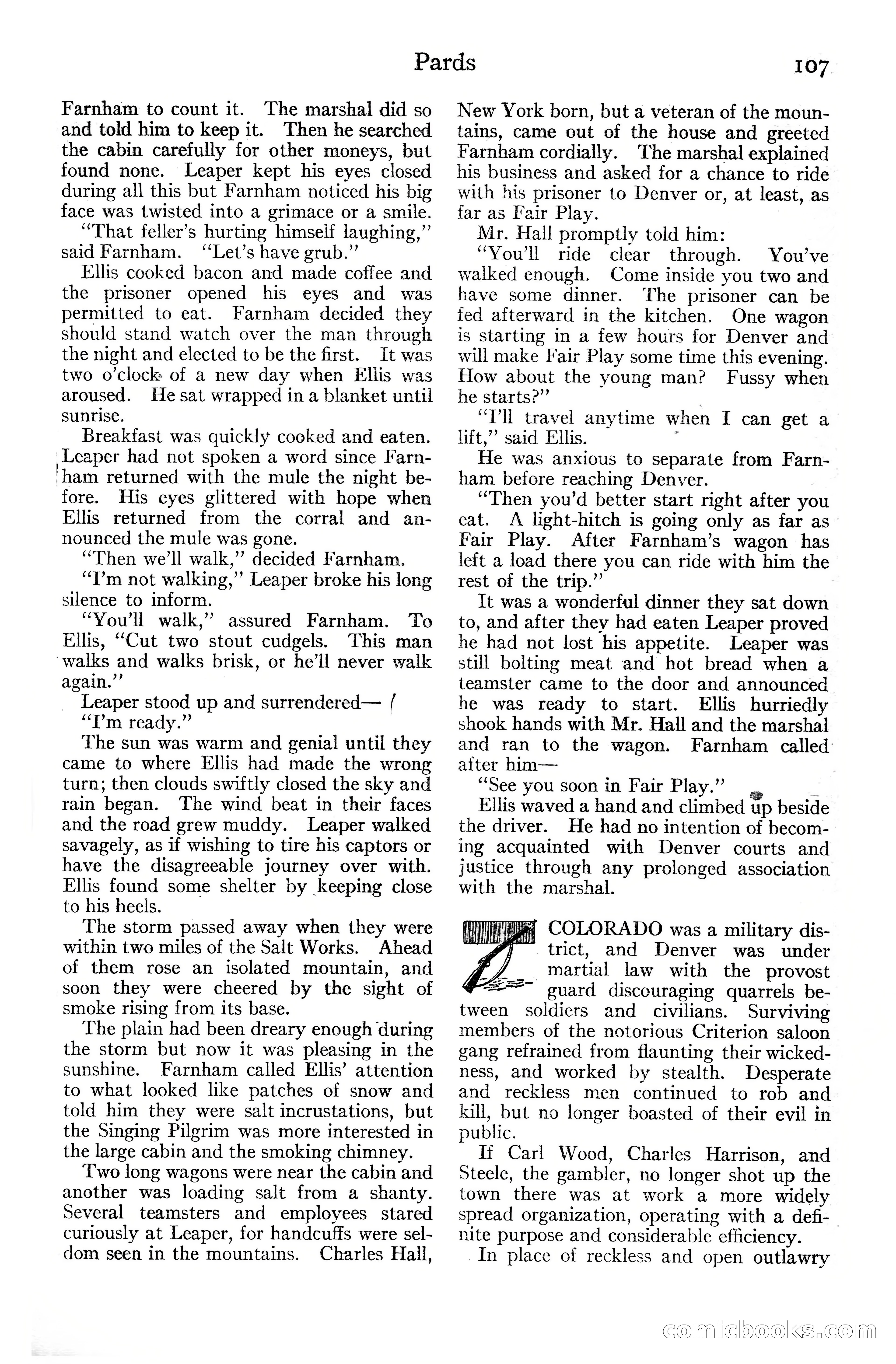 Adventure Magazine Cover, June 20, 1925 — page 125 of 212