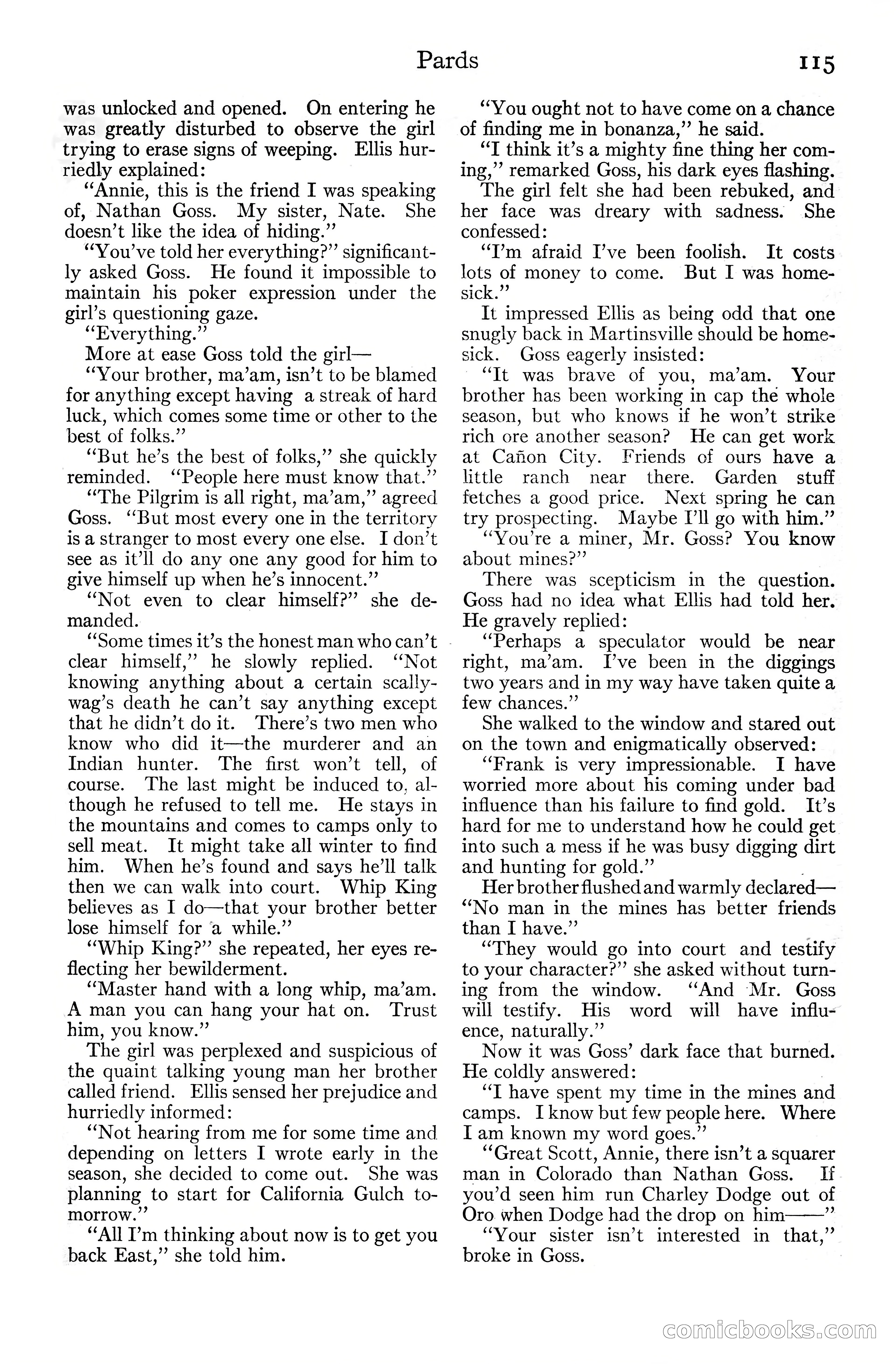 Adventure Magazine Cover, June 20, 1925 — page 133 of 212