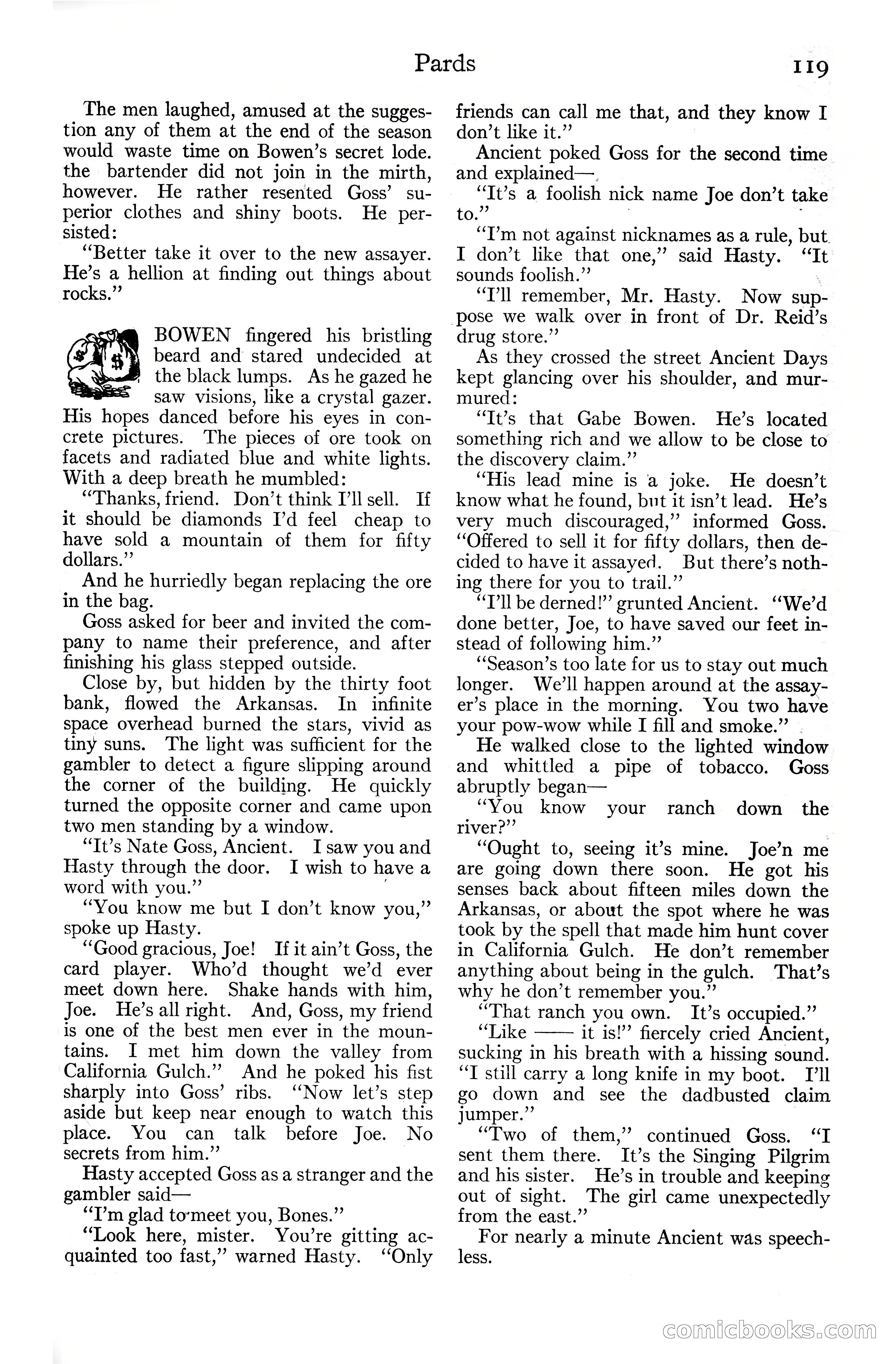 Adventure Magazine Cover, June 20, 1925 — page 137 of 212
