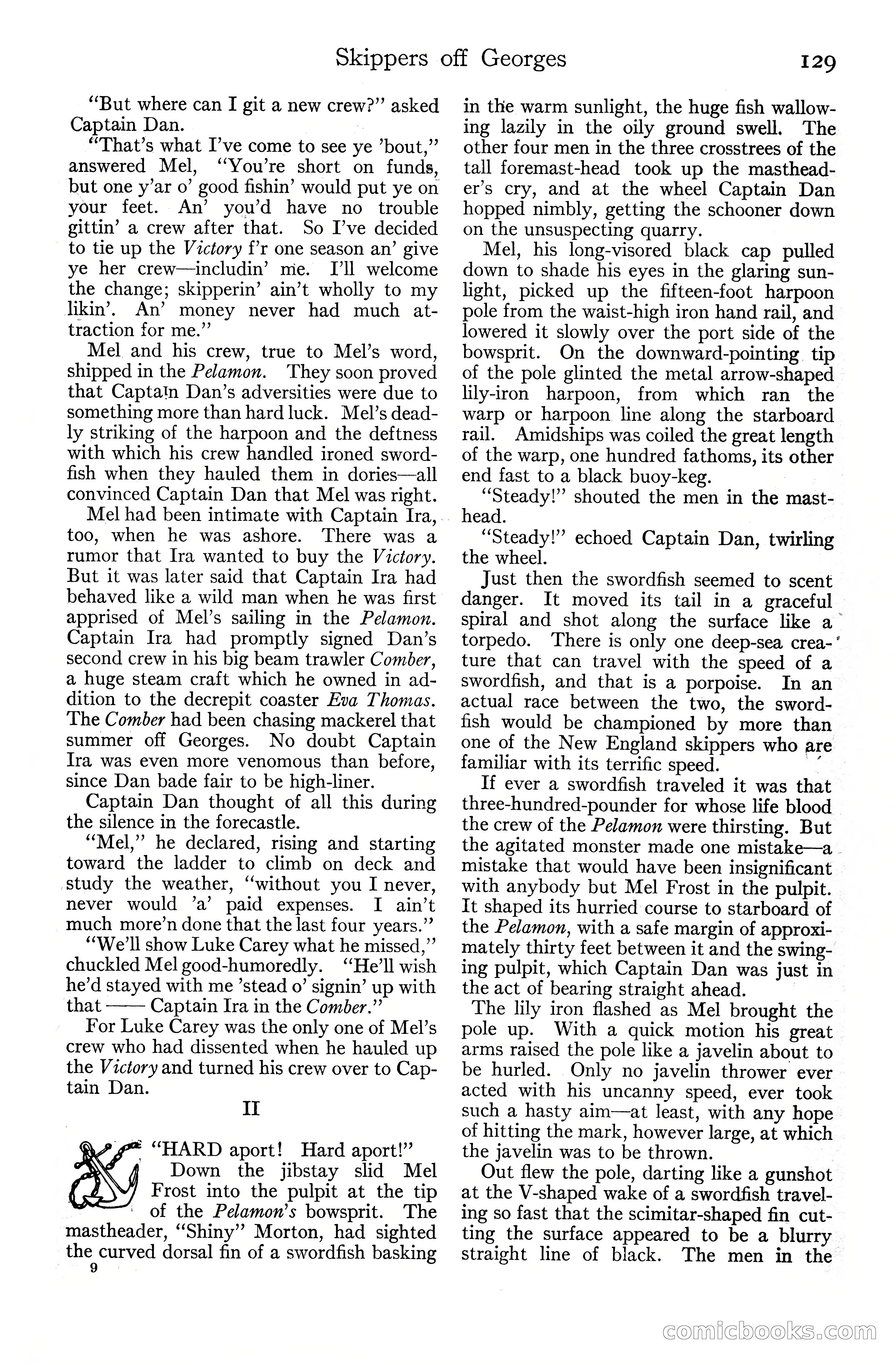 Adventure Magazine Cover, June 20, 1925 — page 147 of 212
