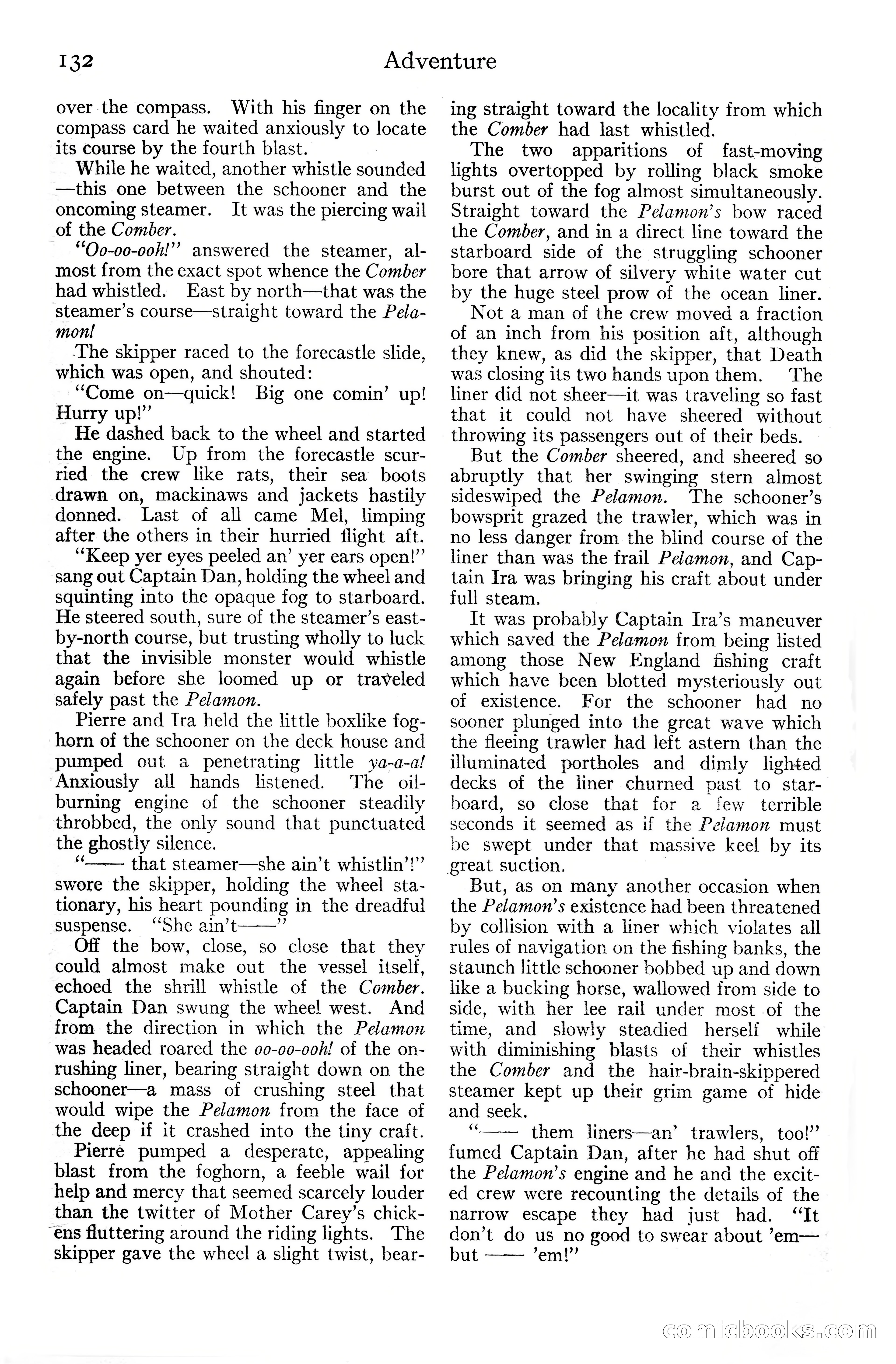Adventure Magazine Cover, June 20, 1925 — page 150 of 212