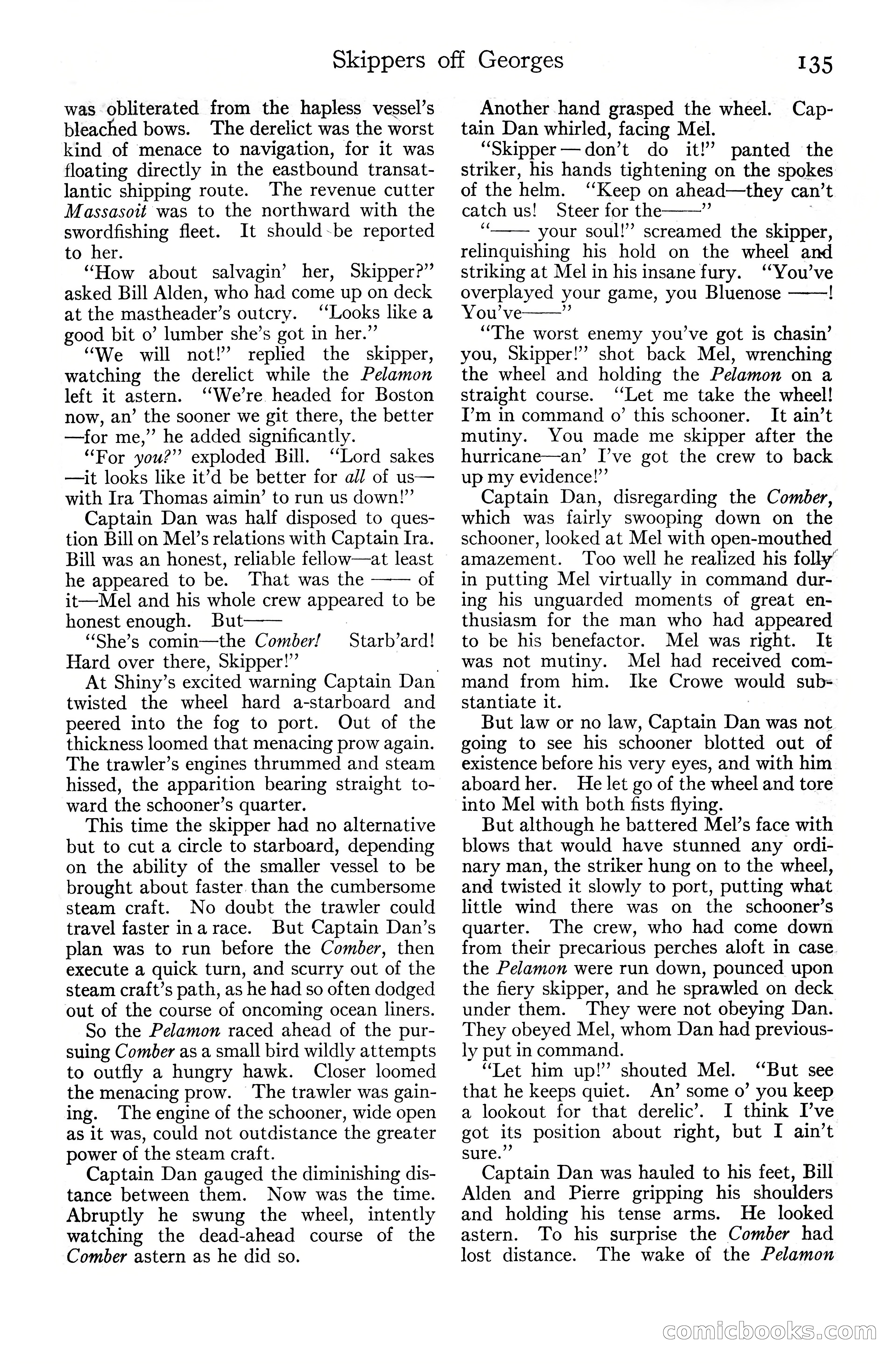 Adventure Magazine Cover, June 20, 1925 — page 153 of 212