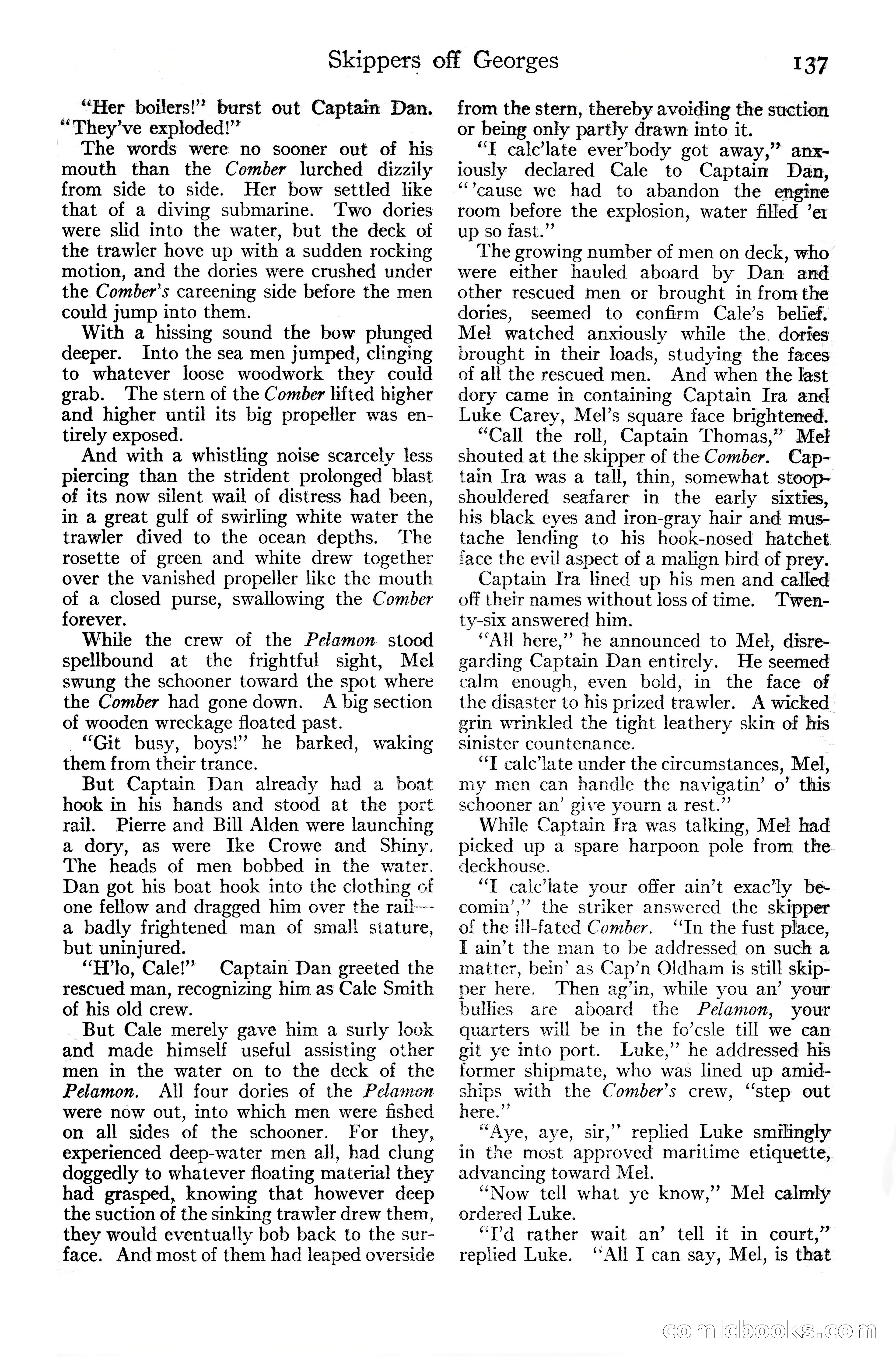 Adventure Magazine Cover, June 20, 1925 — page 155 of 212