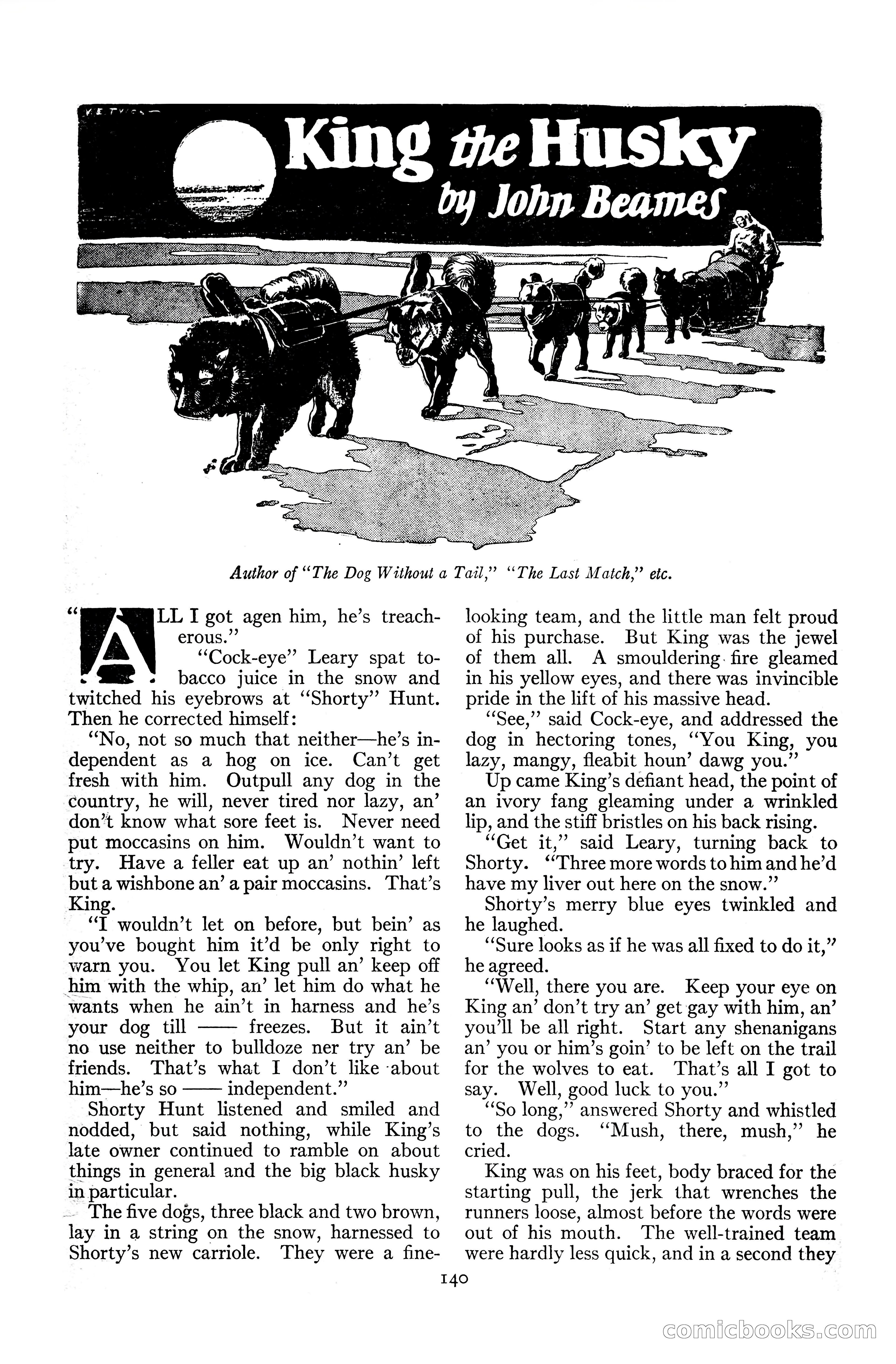 Adventure Magazine Cover, June 20, 1925 — page 158 of 212