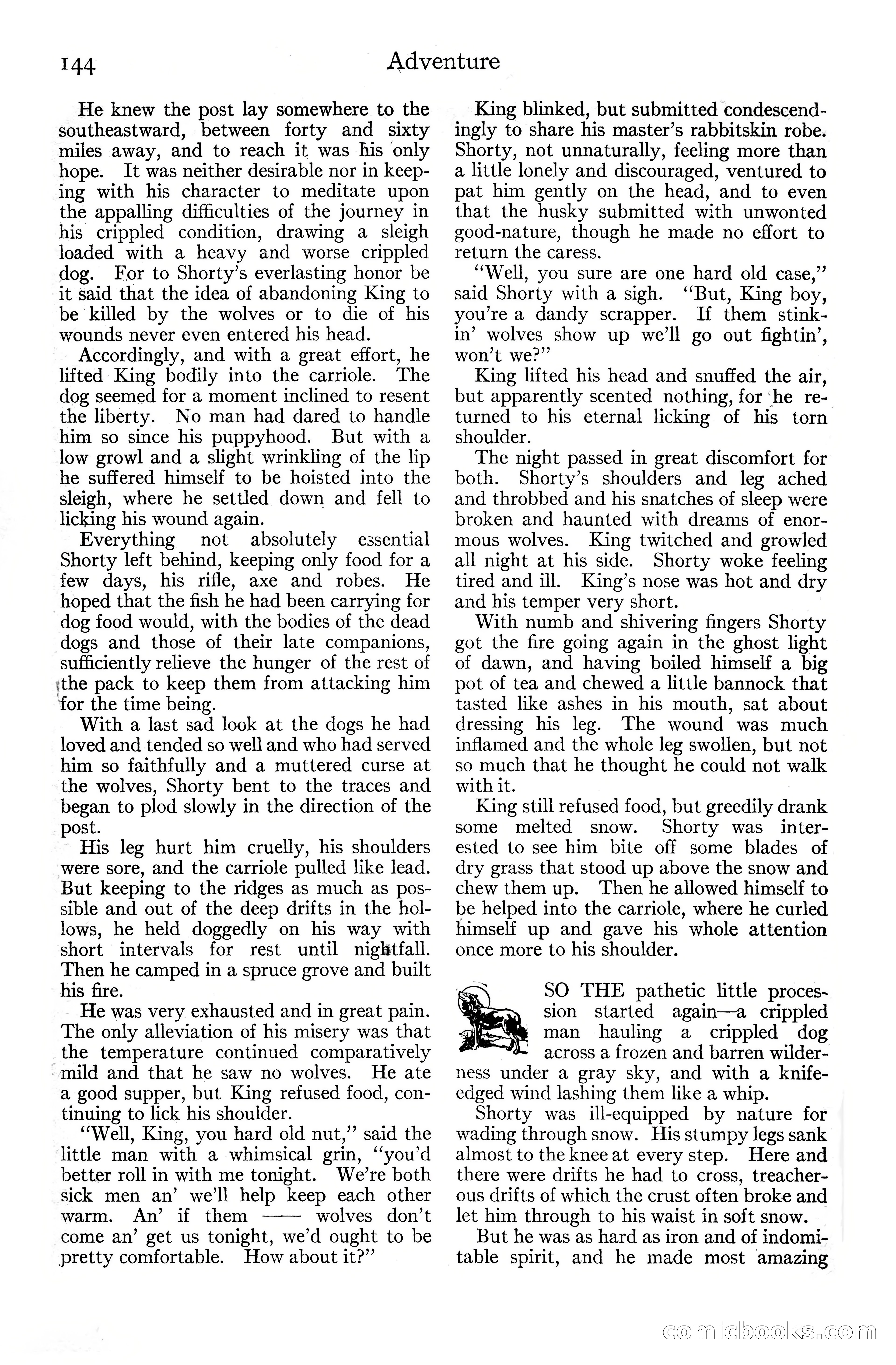 Adventure Magazine Cover, June 20, 1925 — page 162 of 212