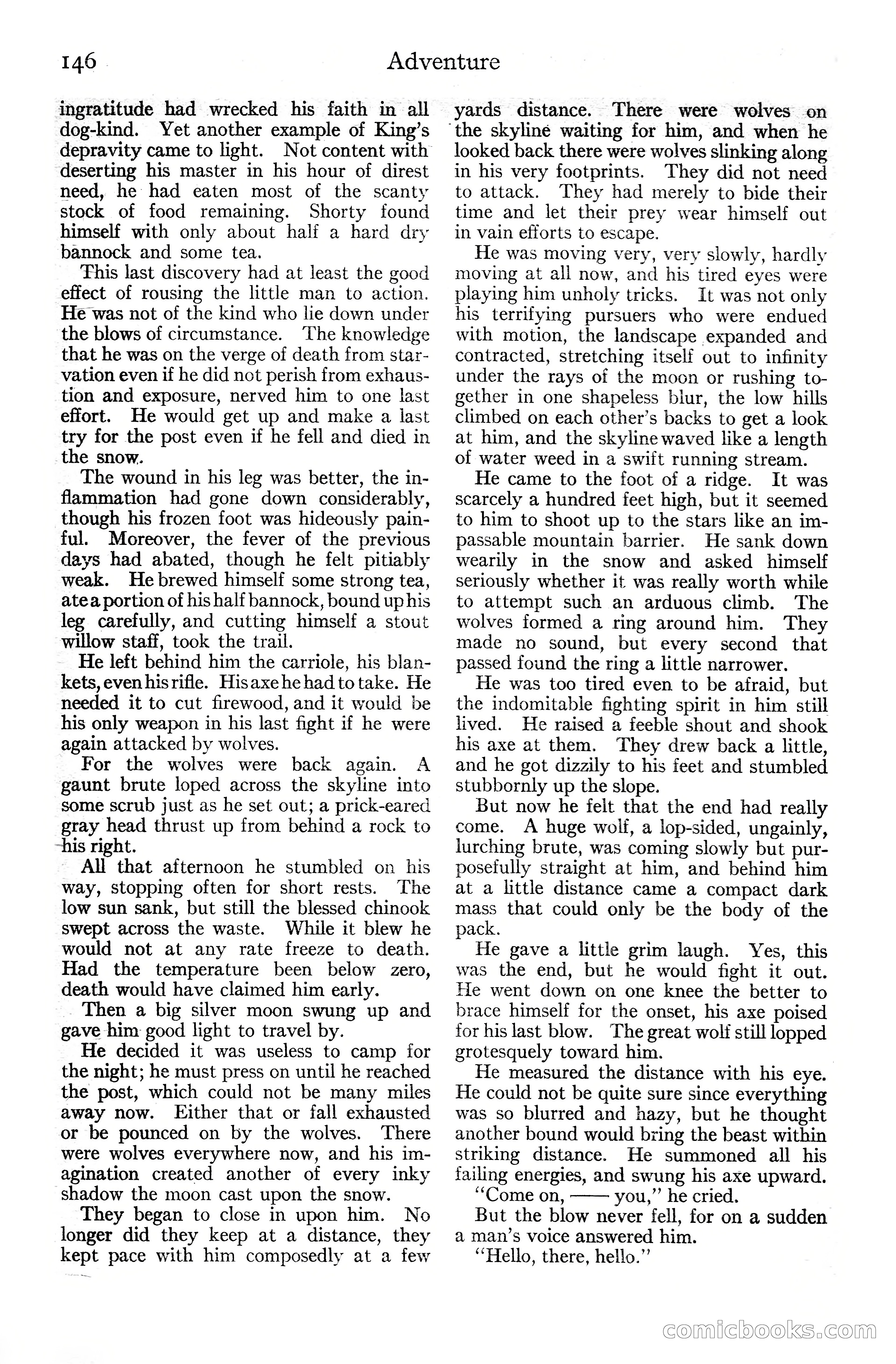 Adventure Magazine Cover, June 20, 1925 — page 164 of 212