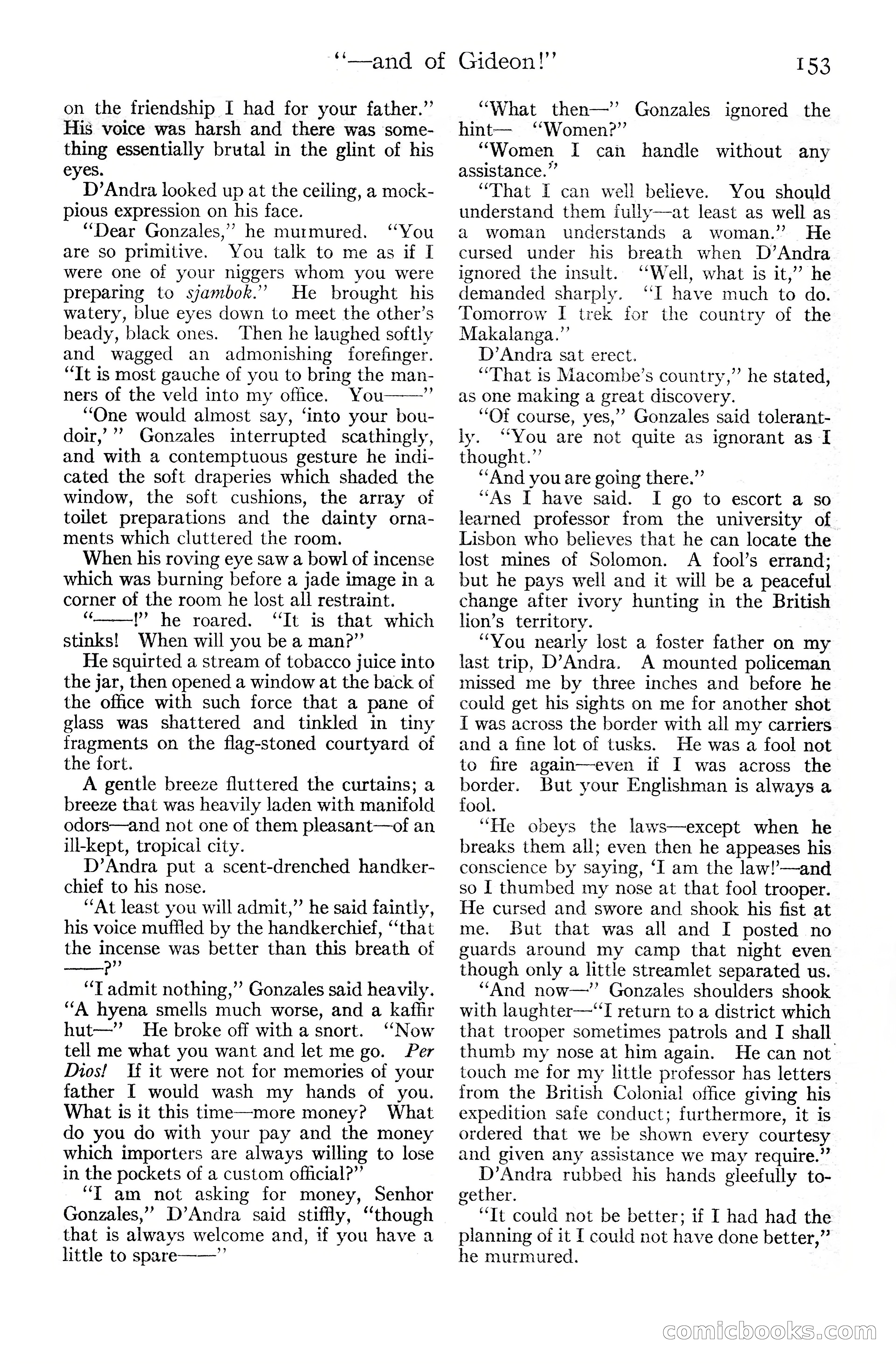 Adventure Magazine Cover, June 20, 1925 — page 171 of 212