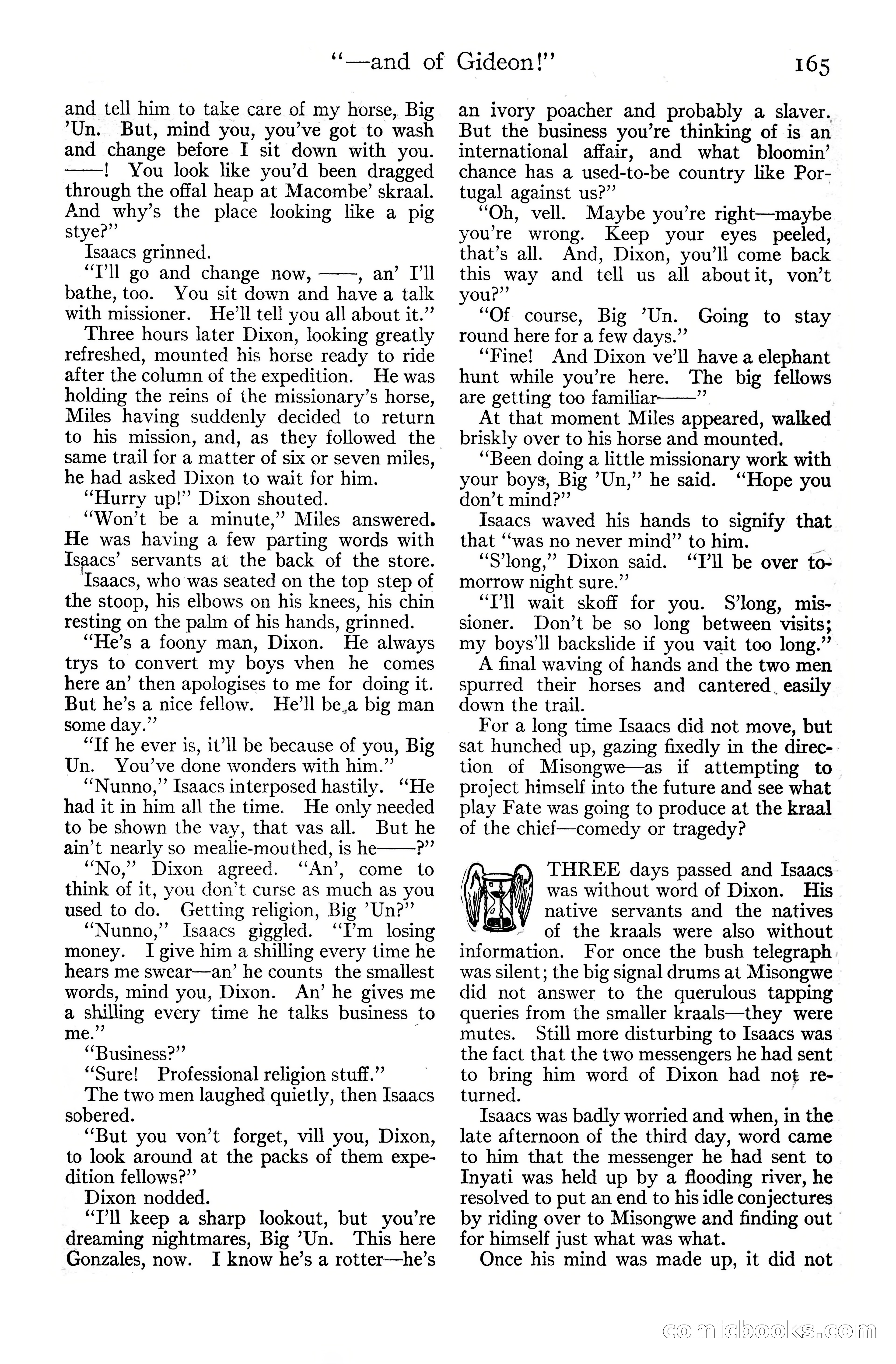 Adventure Magazine Cover, June 20, 1925 — page 183 of 212