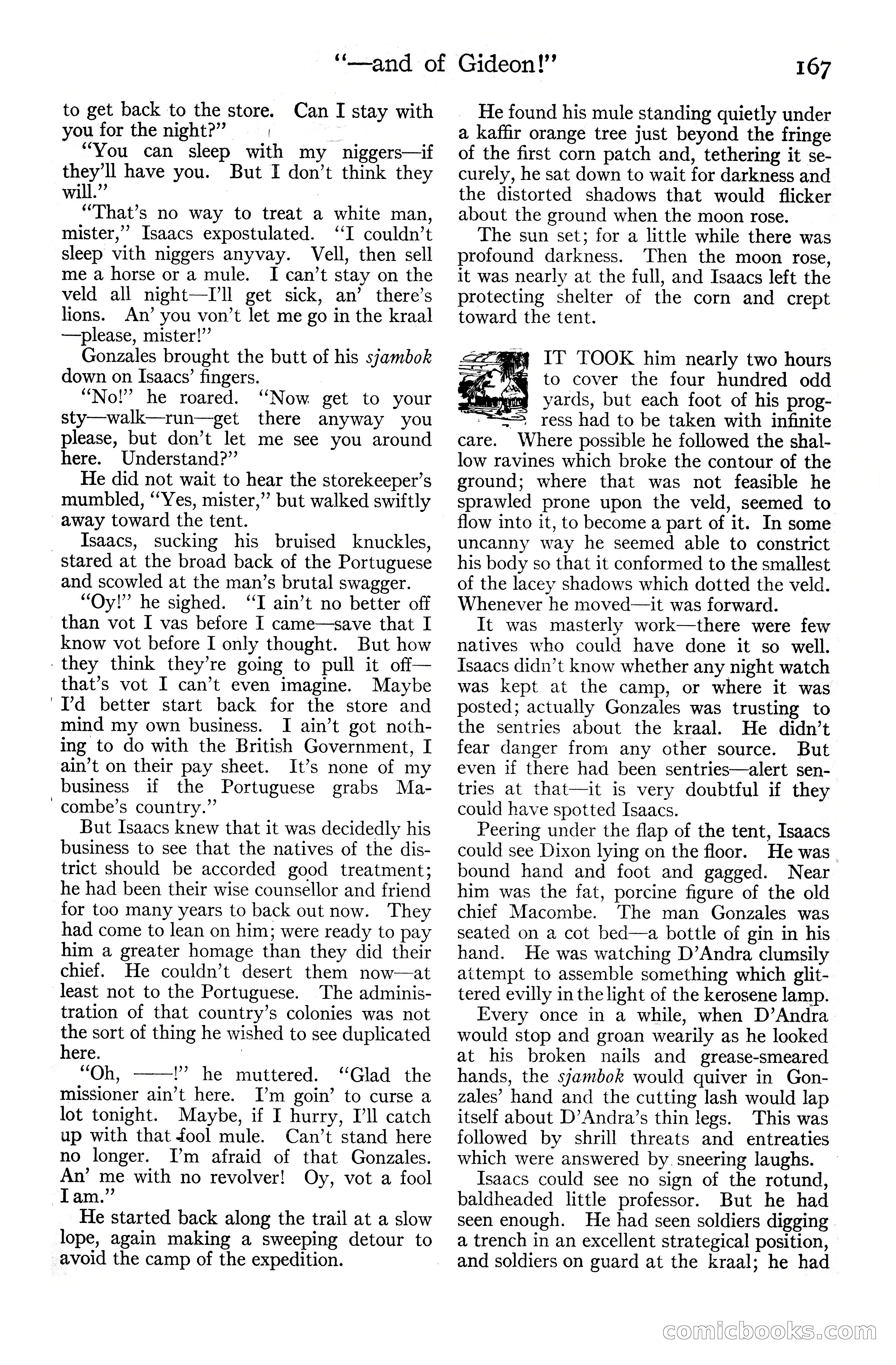 Adventure Magazine Cover, June 20, 1925 — page 185 of 212