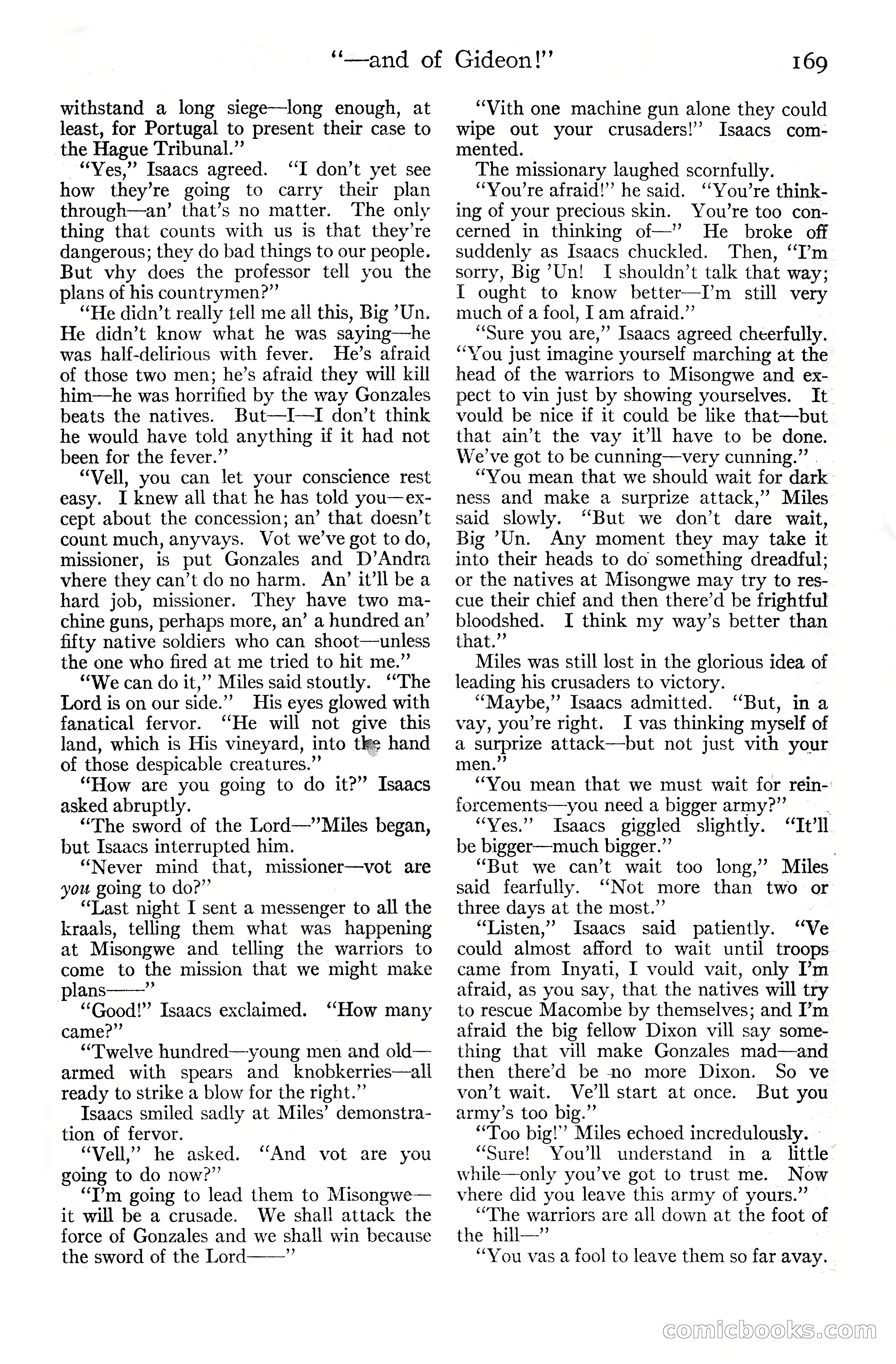 Adventure Magazine Cover, June 20, 1925 — page 187 of 212
