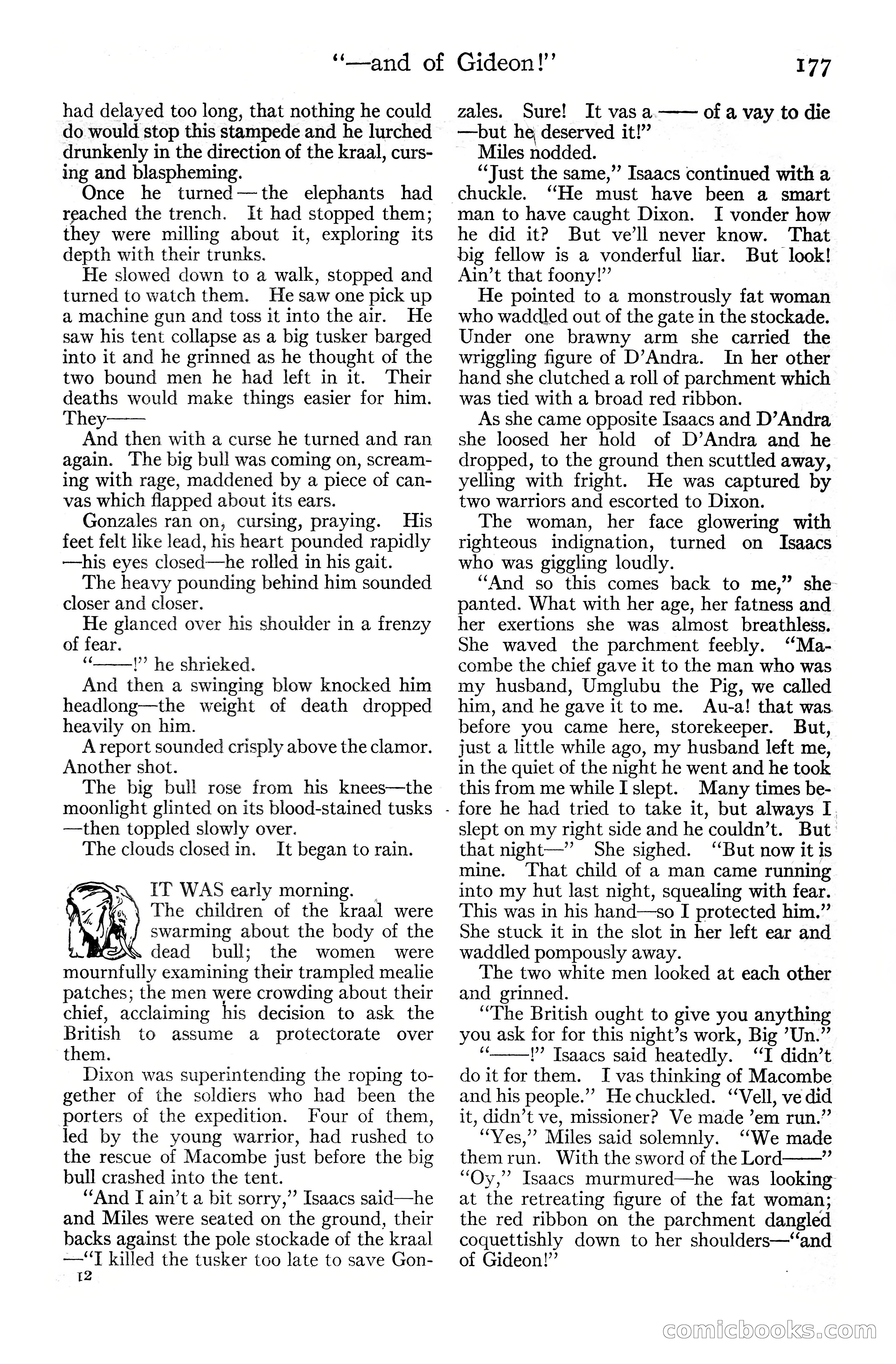 Adventure Magazine Cover, June 20, 1925 — page 195 of 212