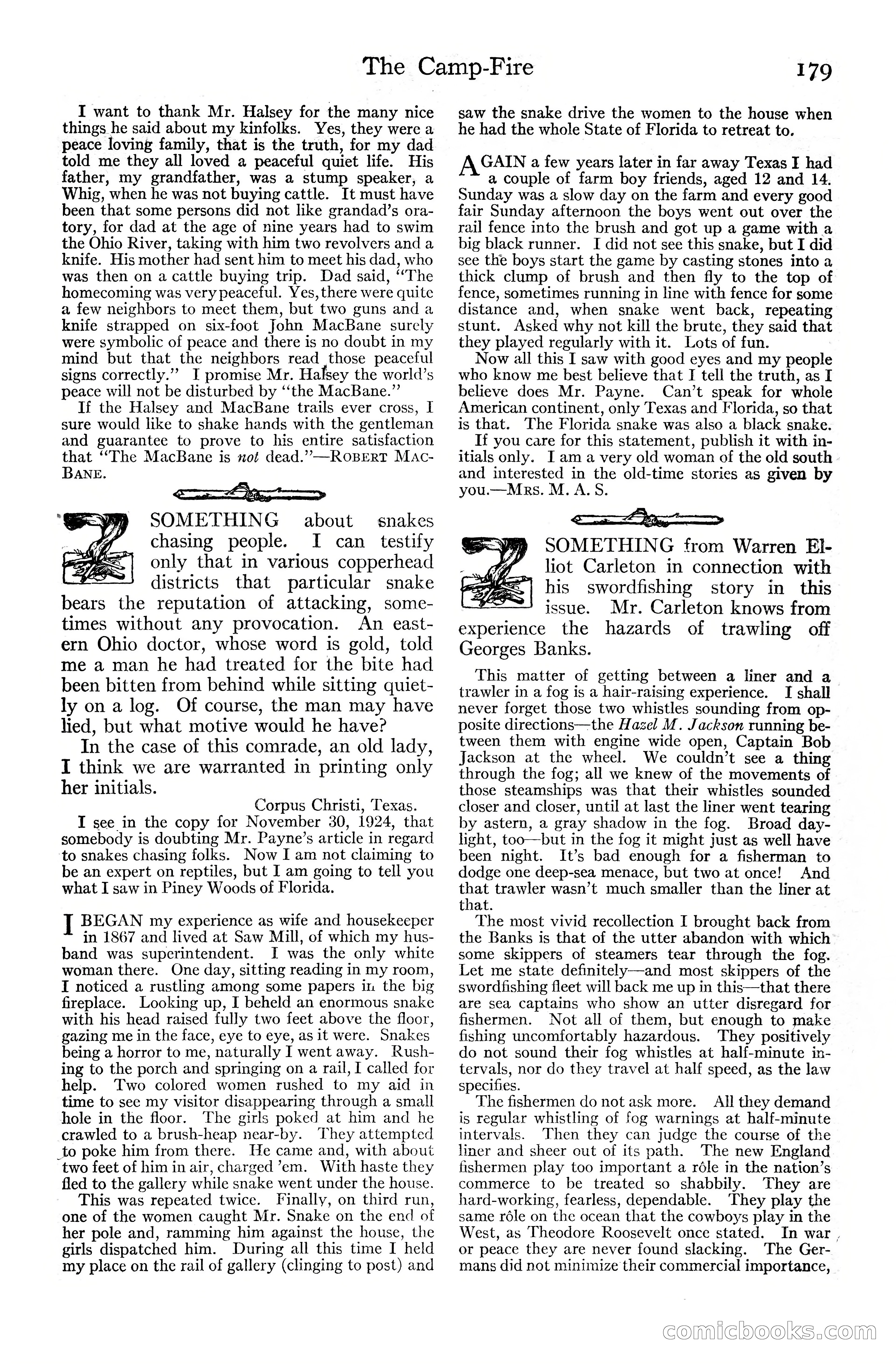 Adventure Magazine Cover, June 20, 1925 — page 197 of 212