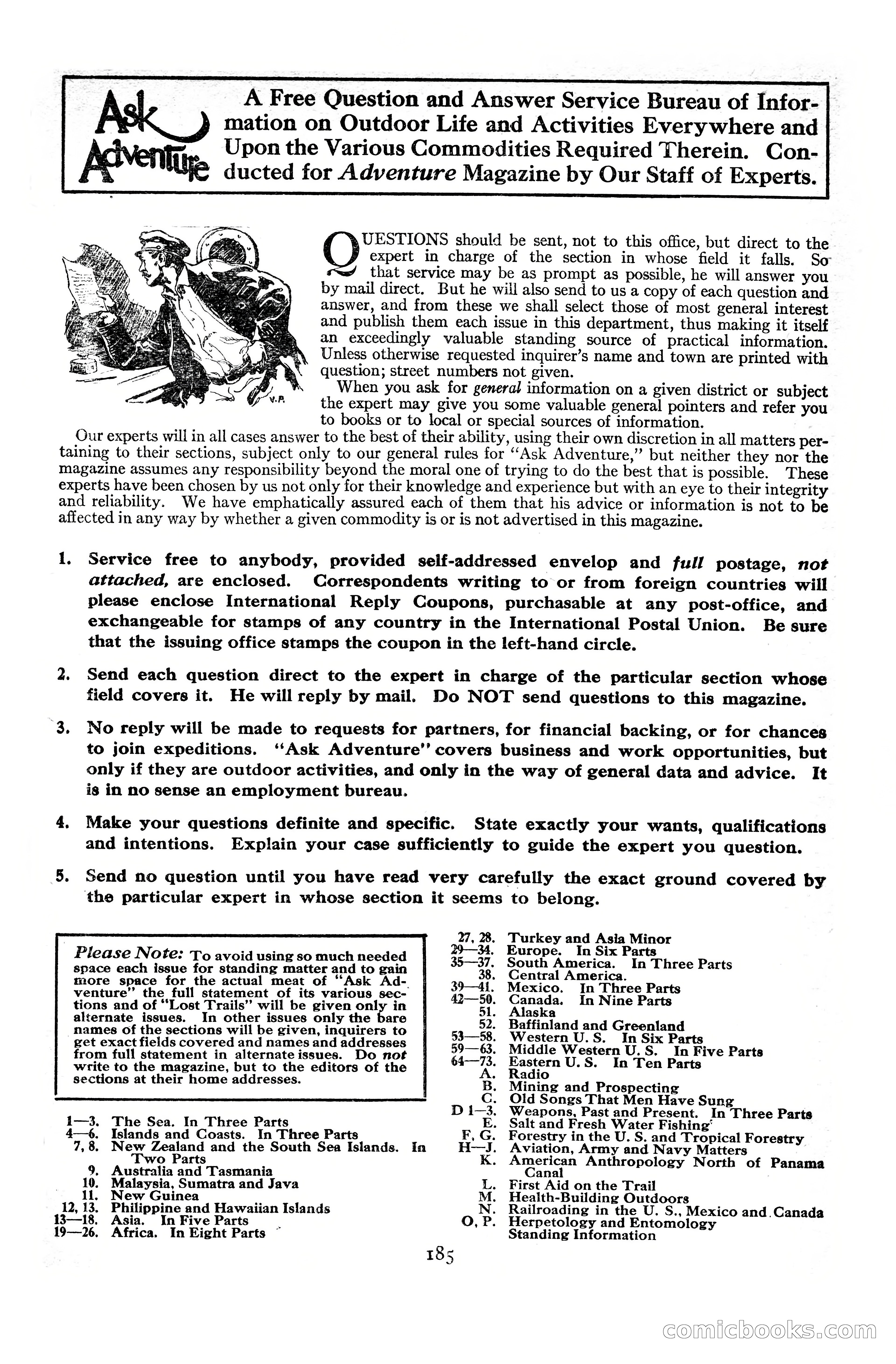Adventure Magazine Cover, June 20, 1925 — page 203 of 212
