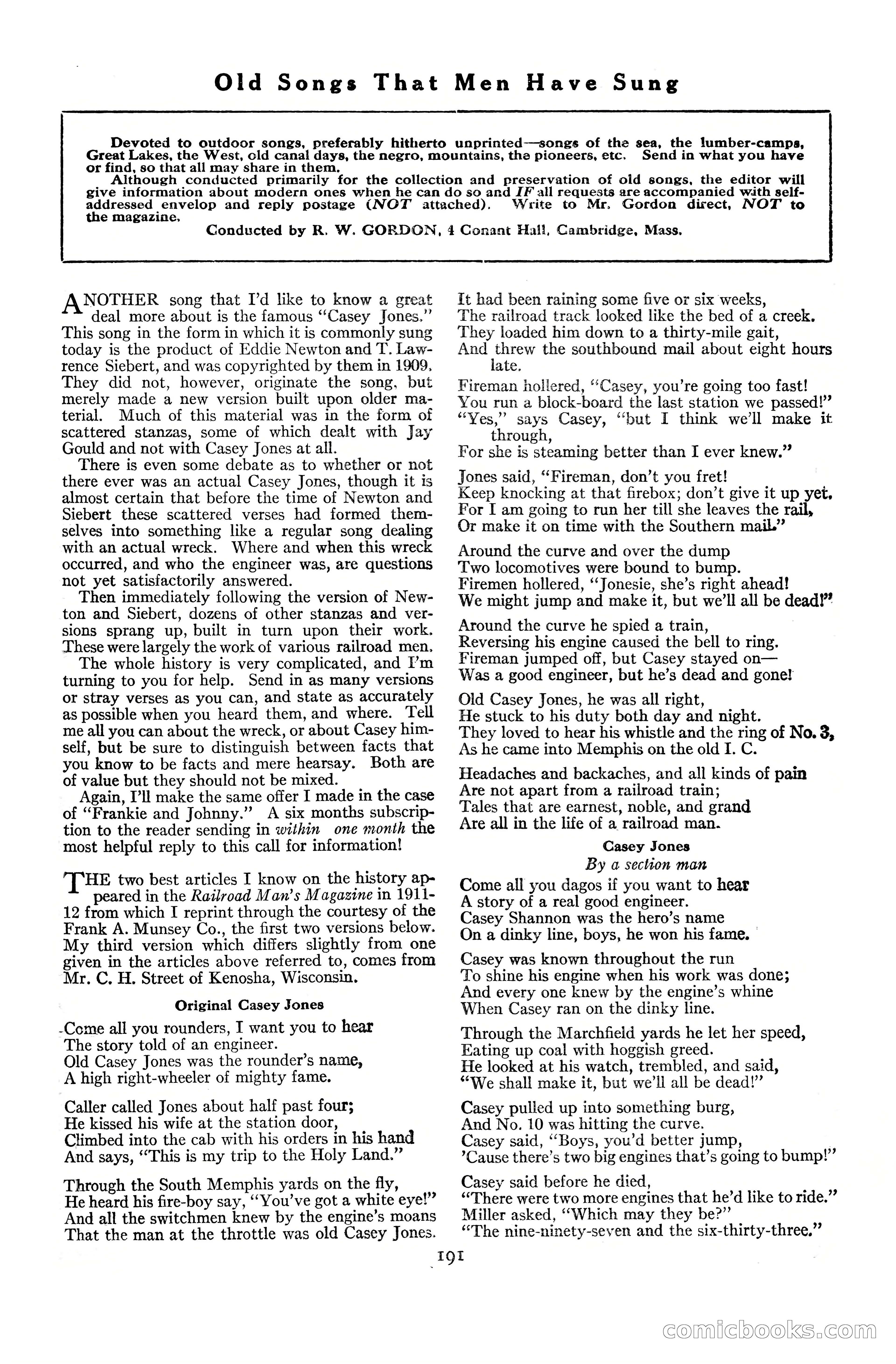 Adventure Magazine Cover, June 20, 1925 — page 209 of 212
