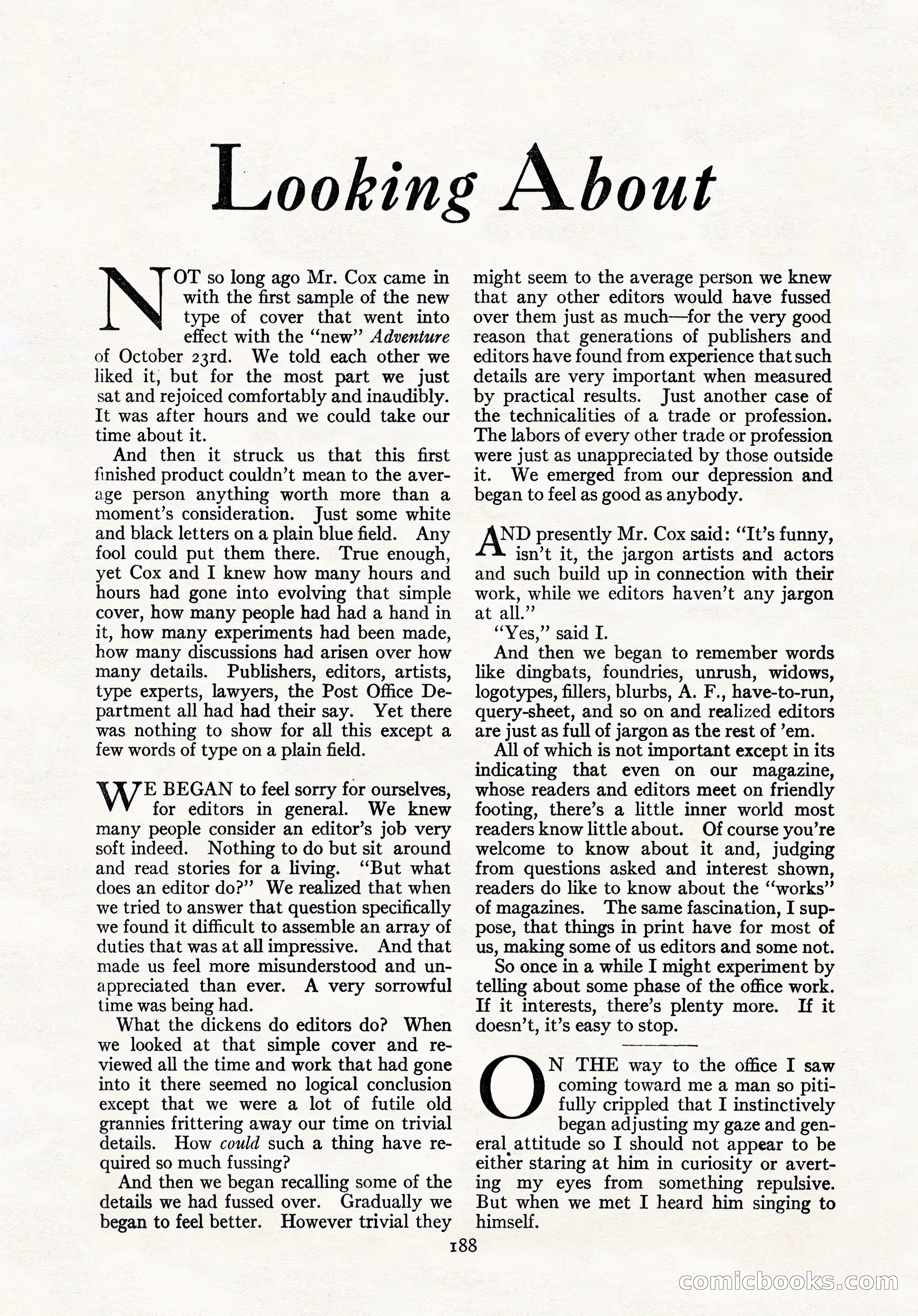 Adventure Magazine Cover — page 190 of 212