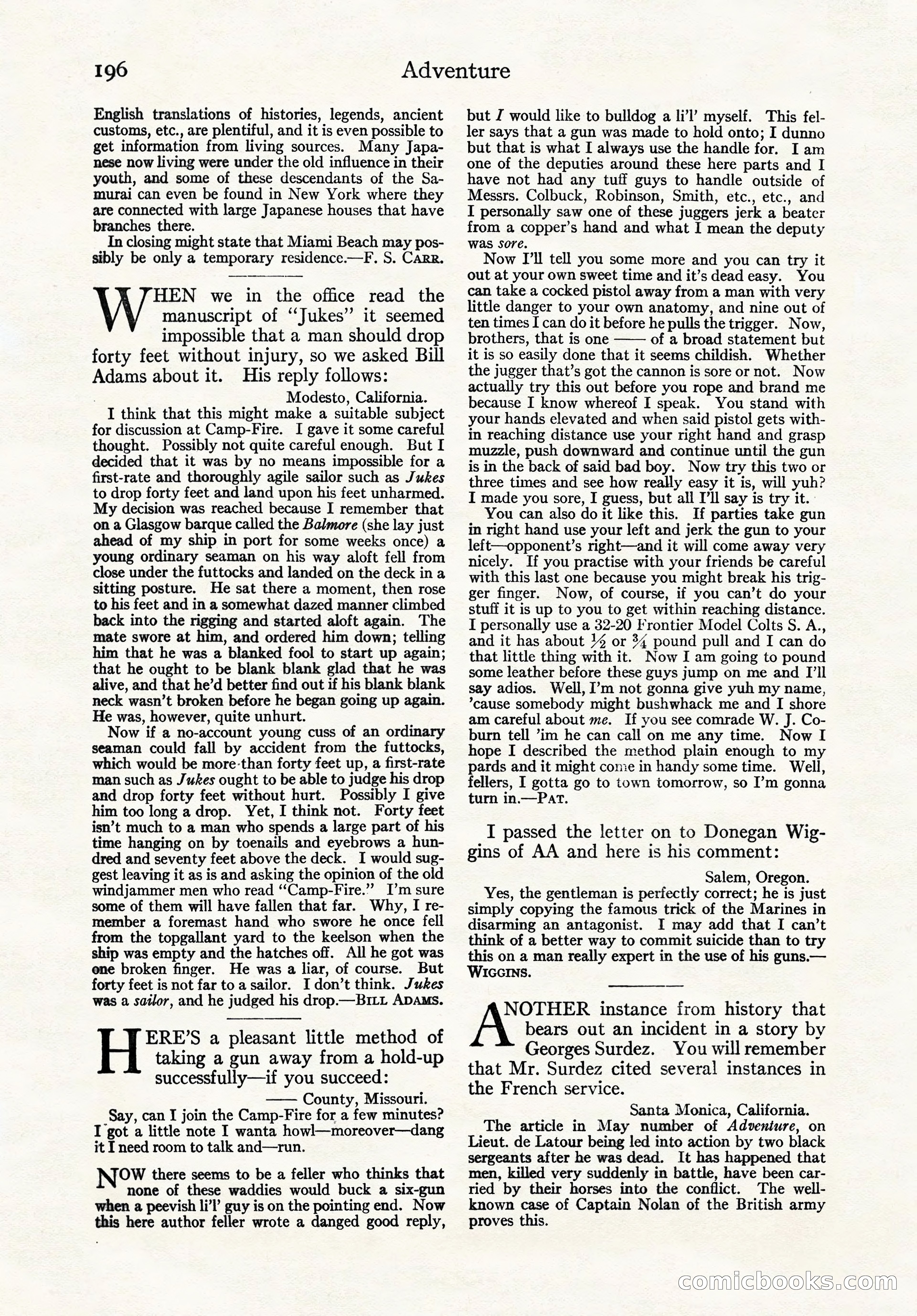 Adventure Magazine Cover — page 198 of 212