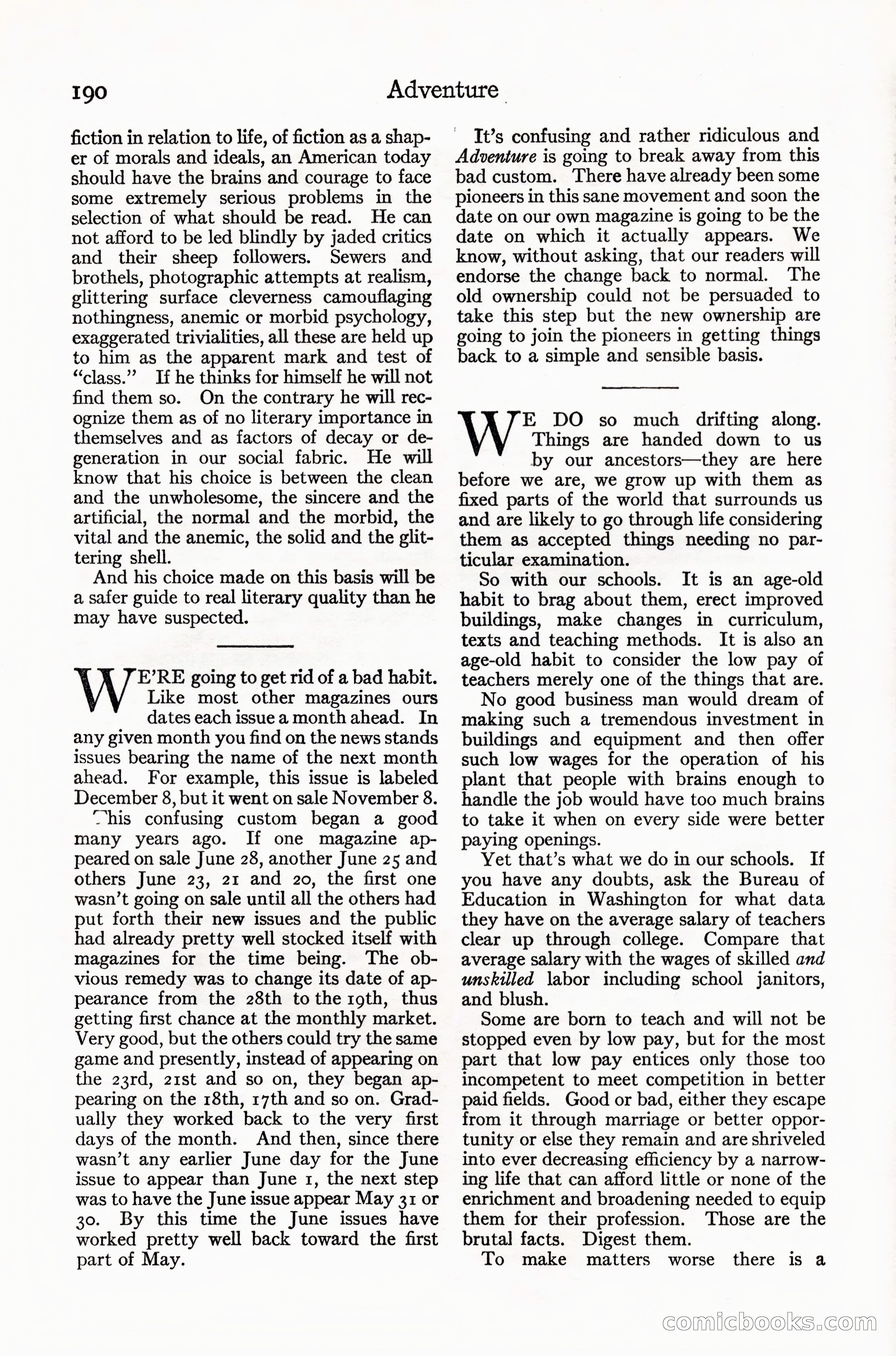 Adventure Magazine Cover — page 196 of 232