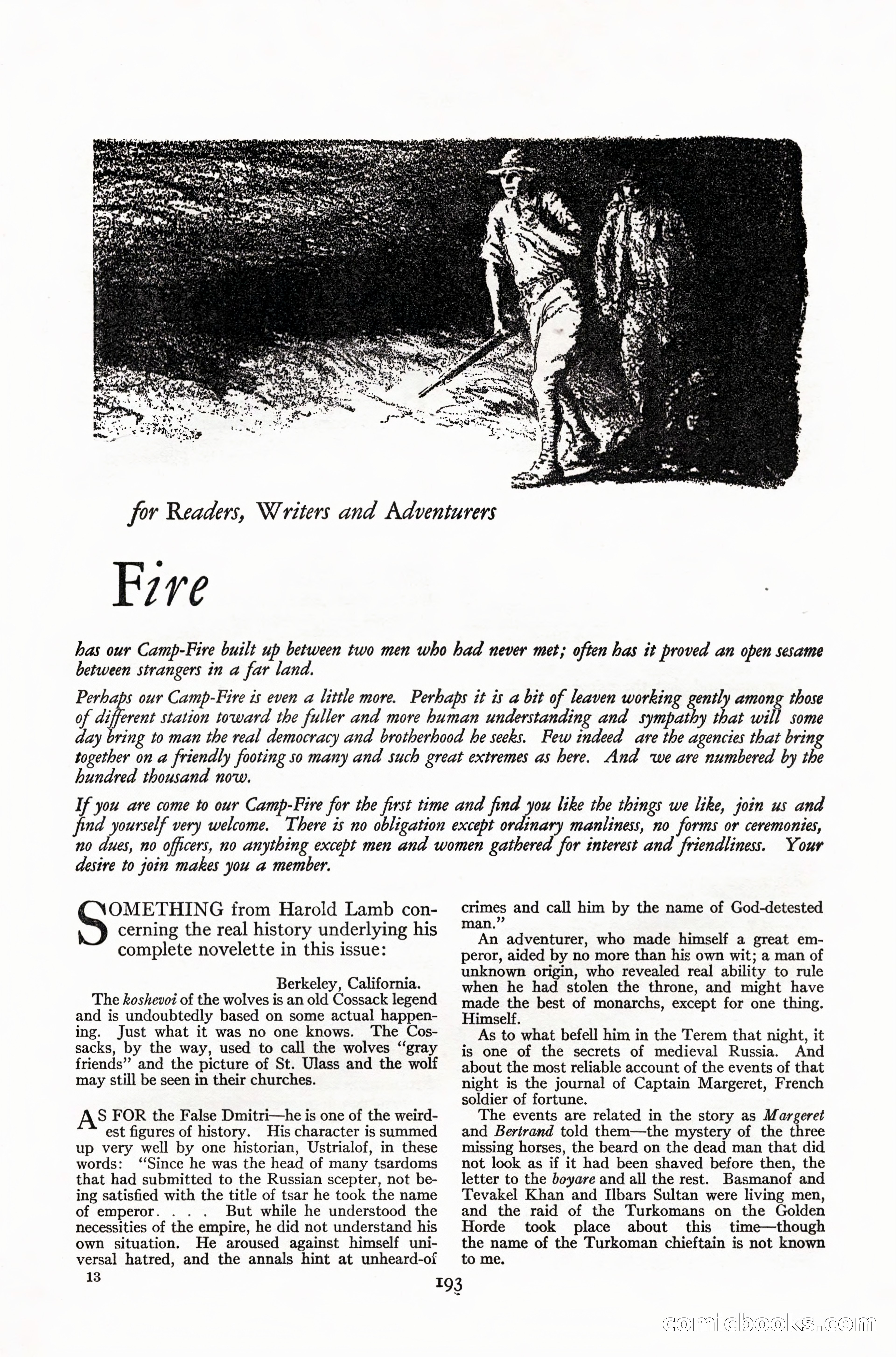 Adventure Magazine Cover — page 199 of 232