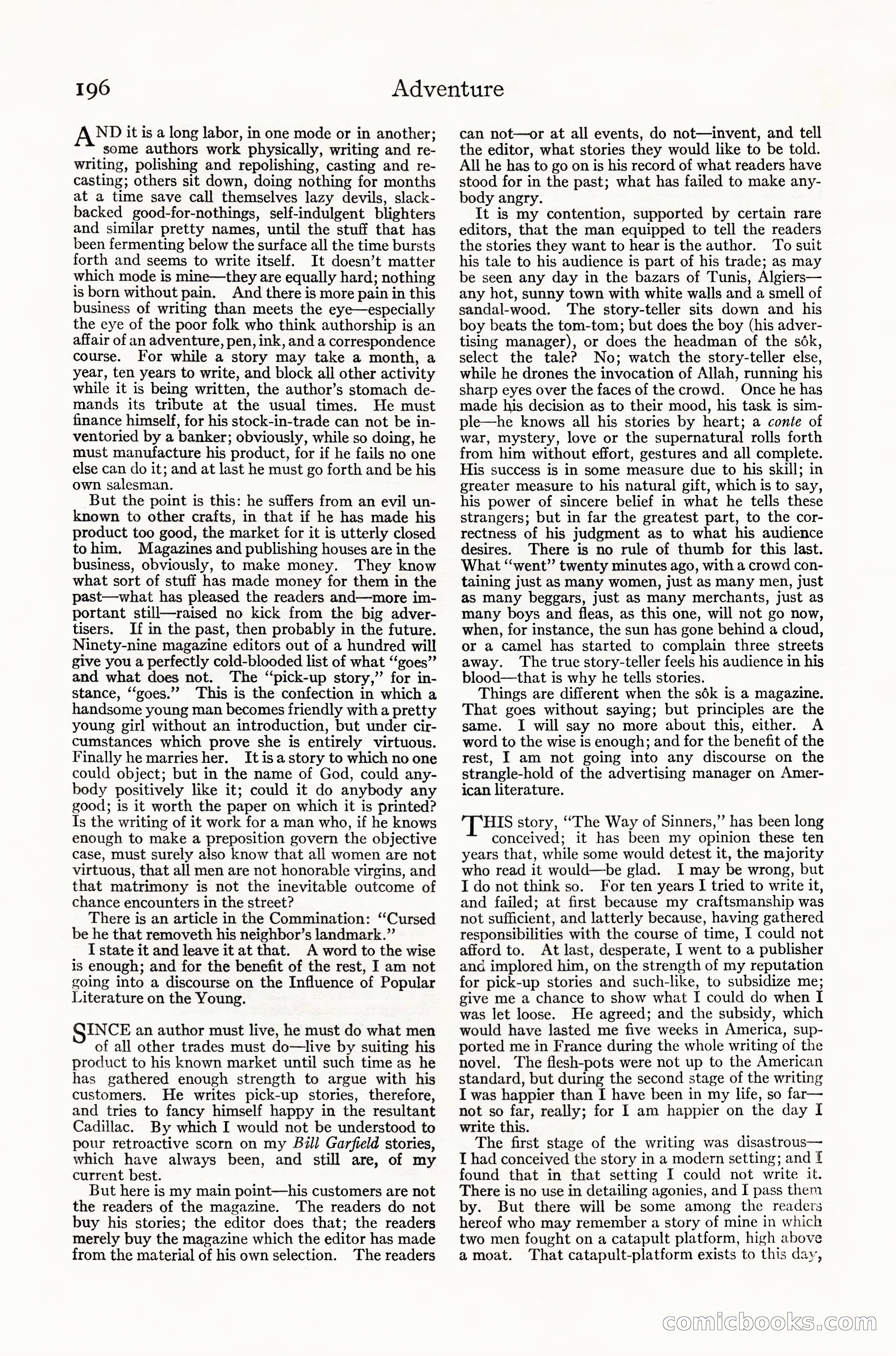 Adventure Magazine Cover — page 202 of 232