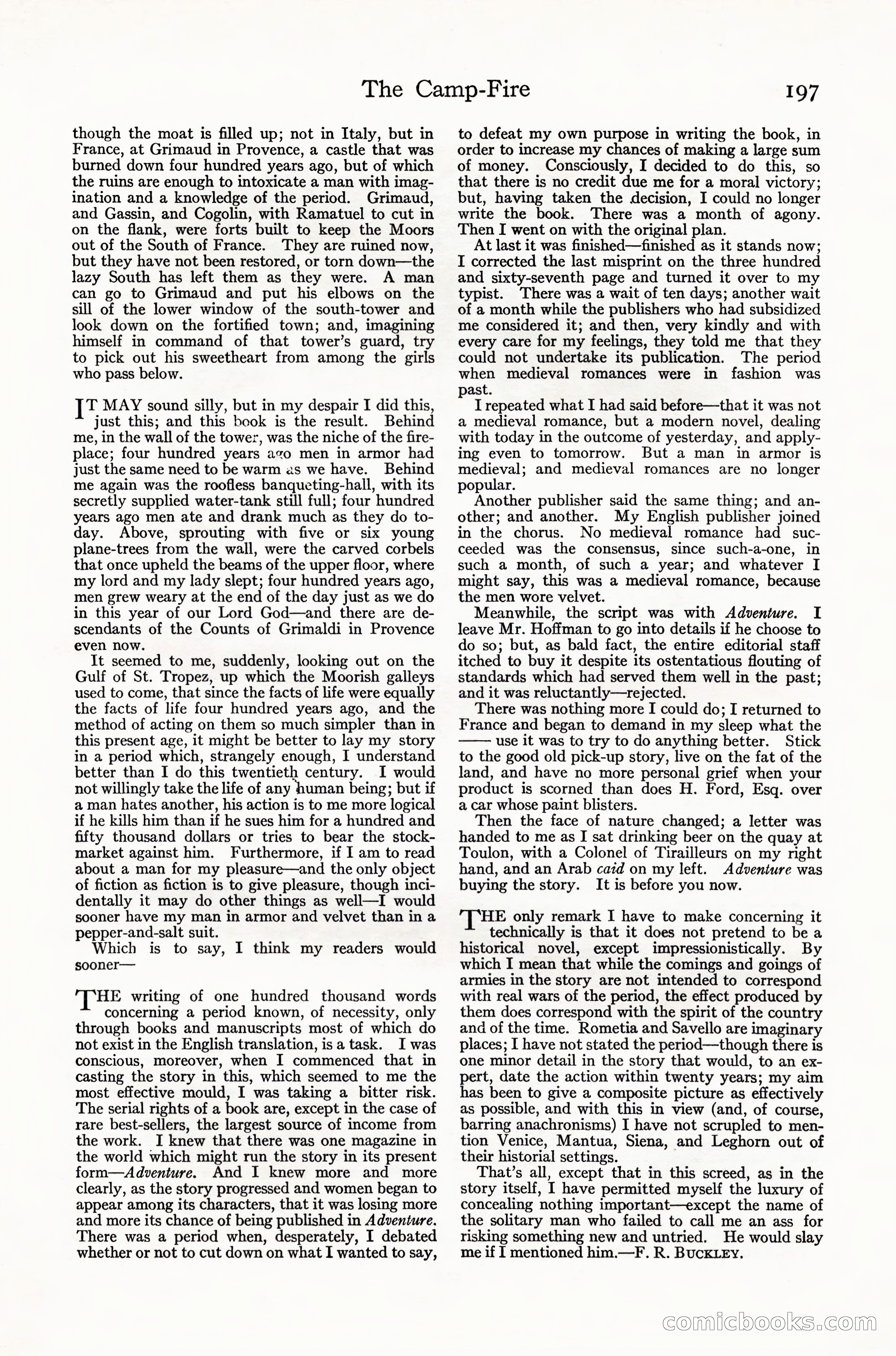 Adventure Magazine Cover — page 203 of 232
