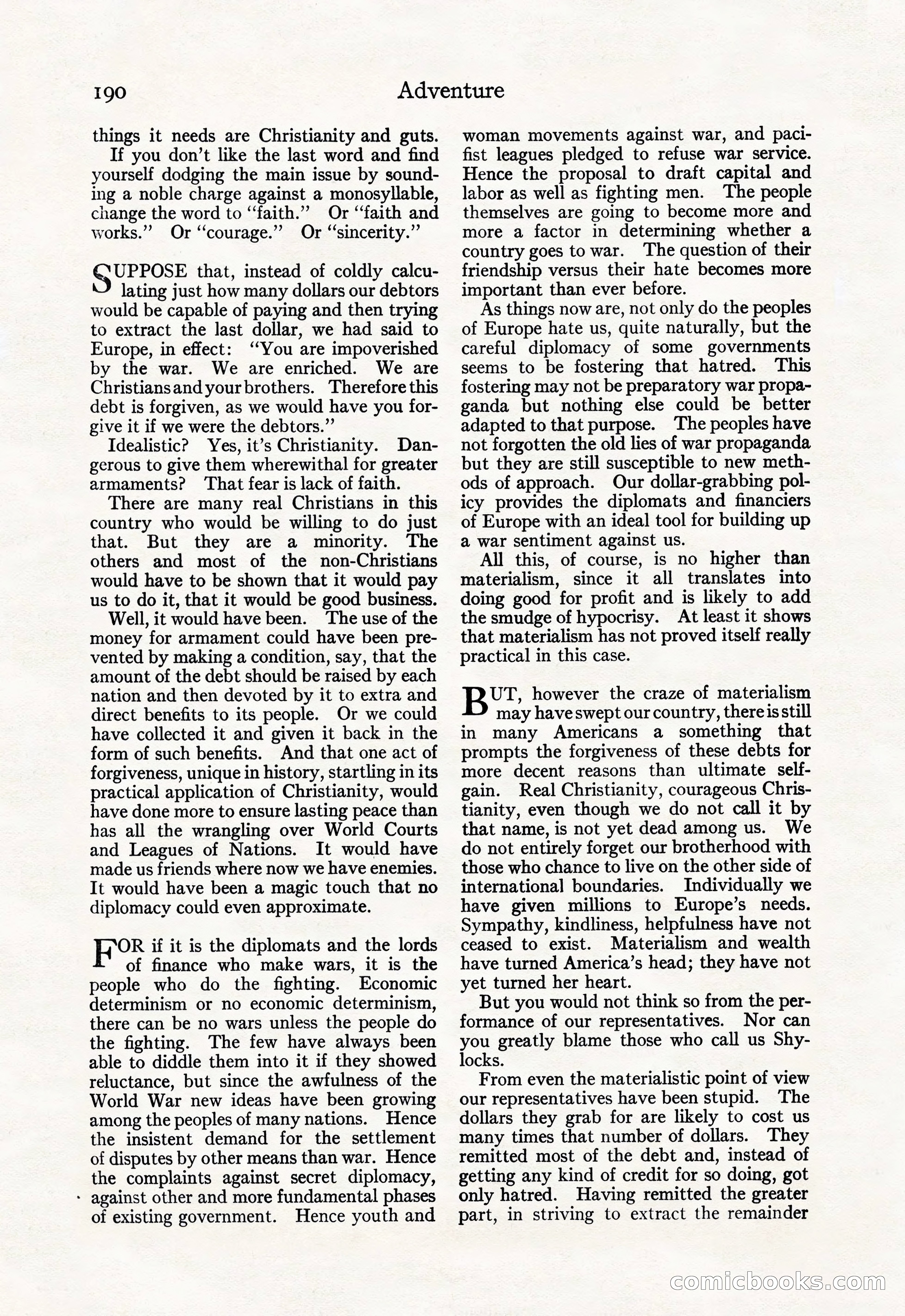 Adventure Magazine Cover — page 192 of 212
