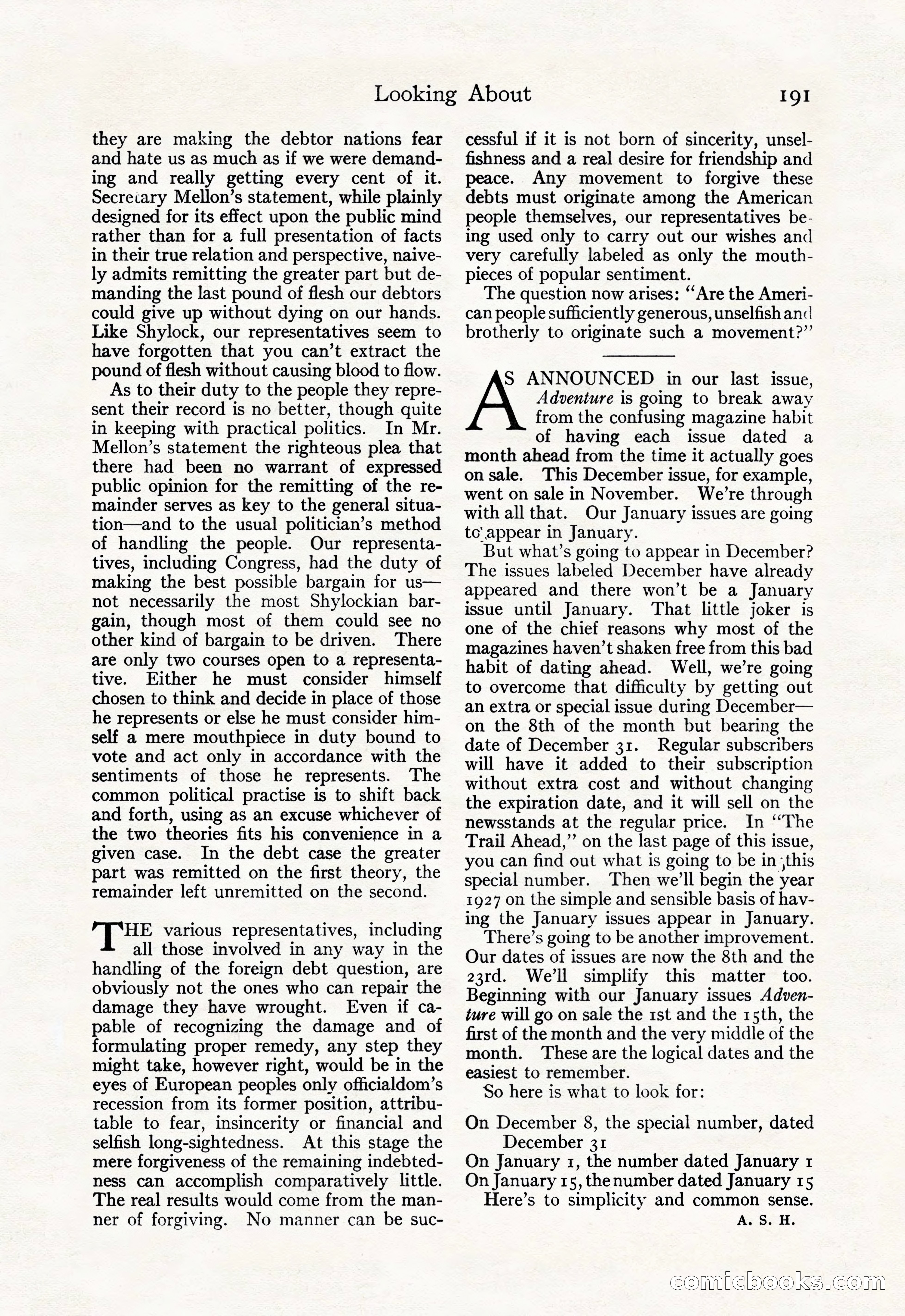 Adventure Magazine Cover — page 193 of 212