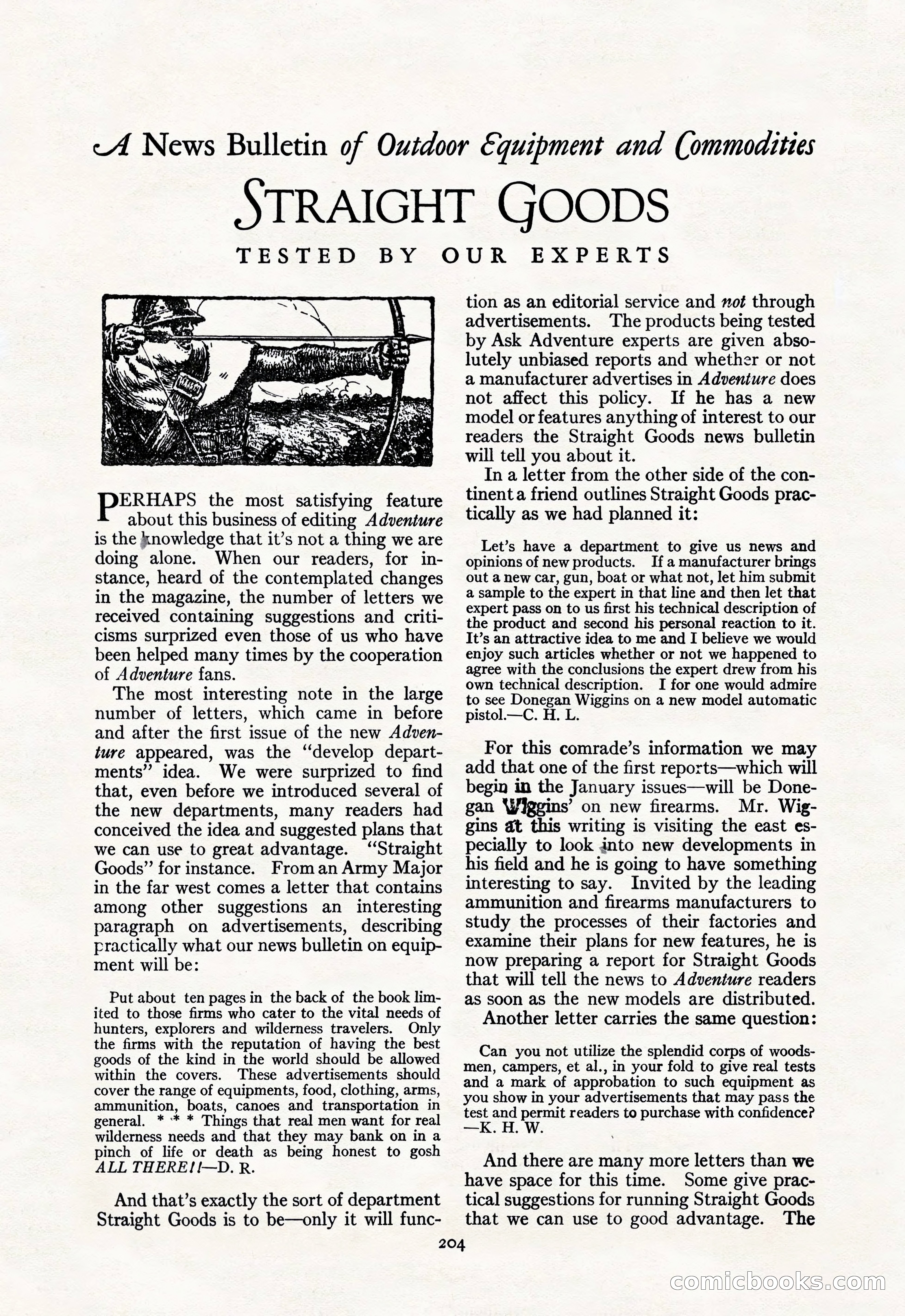 Adventure Magazine Cover — page 206 of 212
