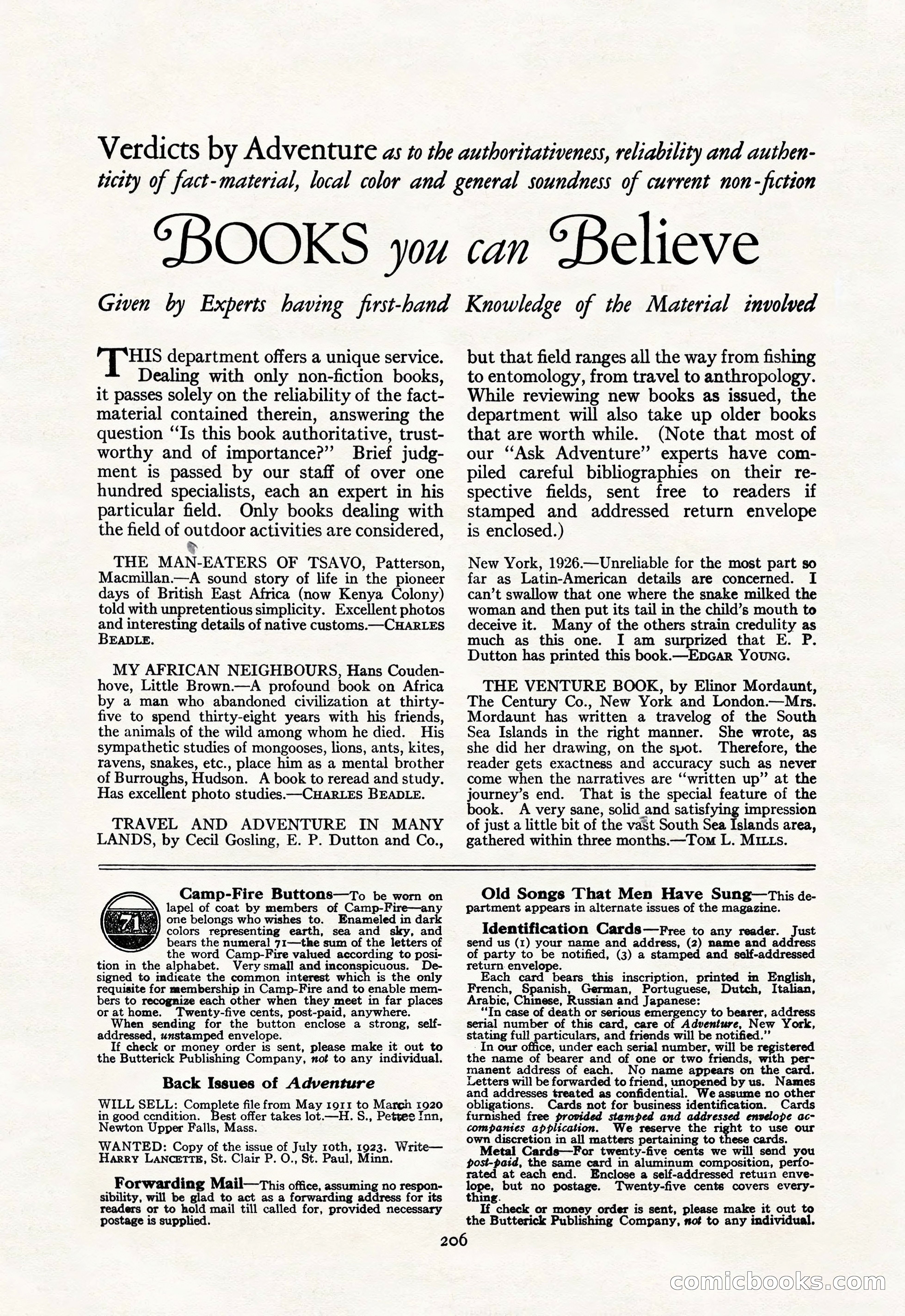 Adventure Magazine Cover — page 208 of 212
