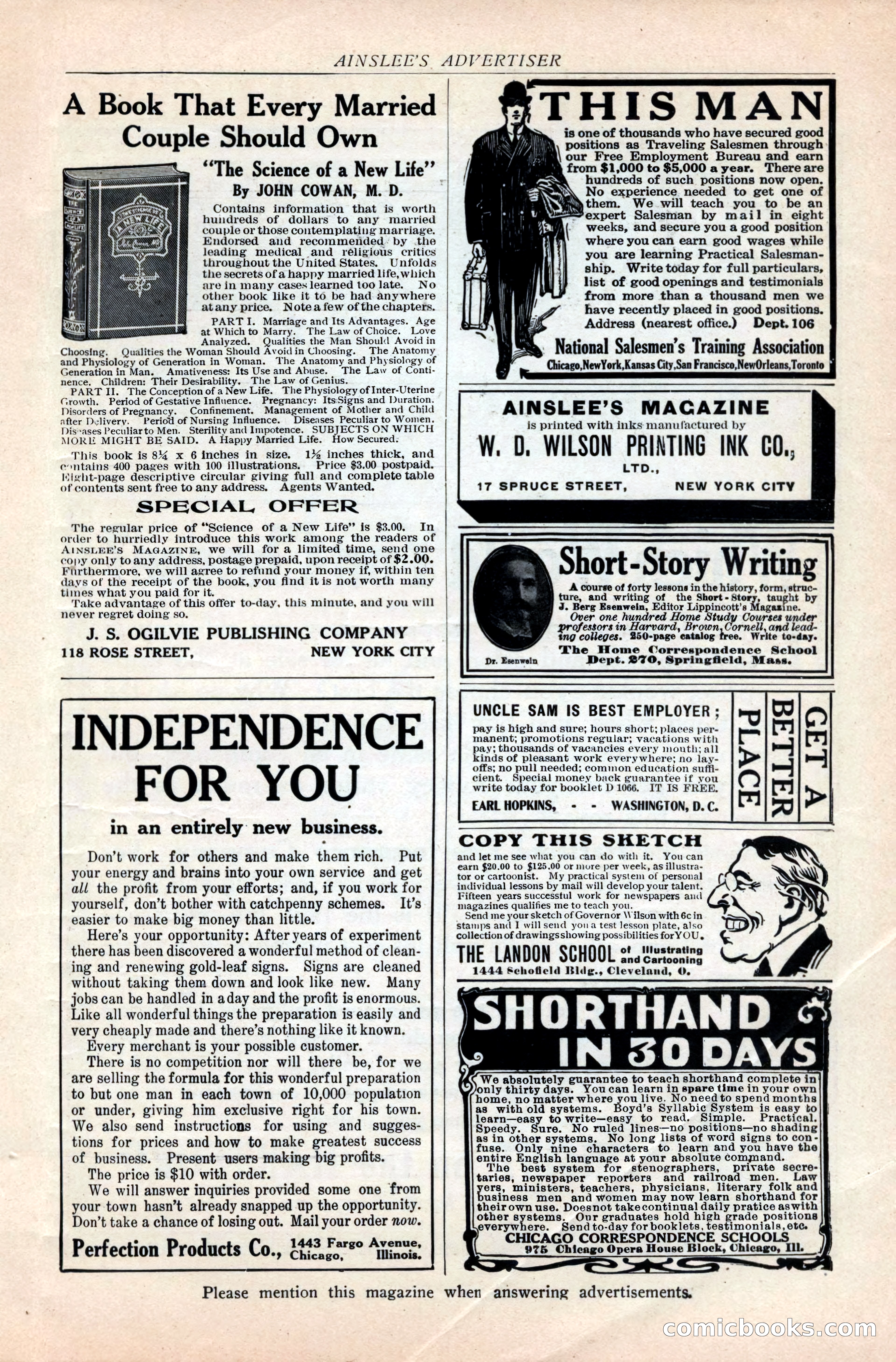 Ainslee's Magazine, February 1913 — page 7 of 192