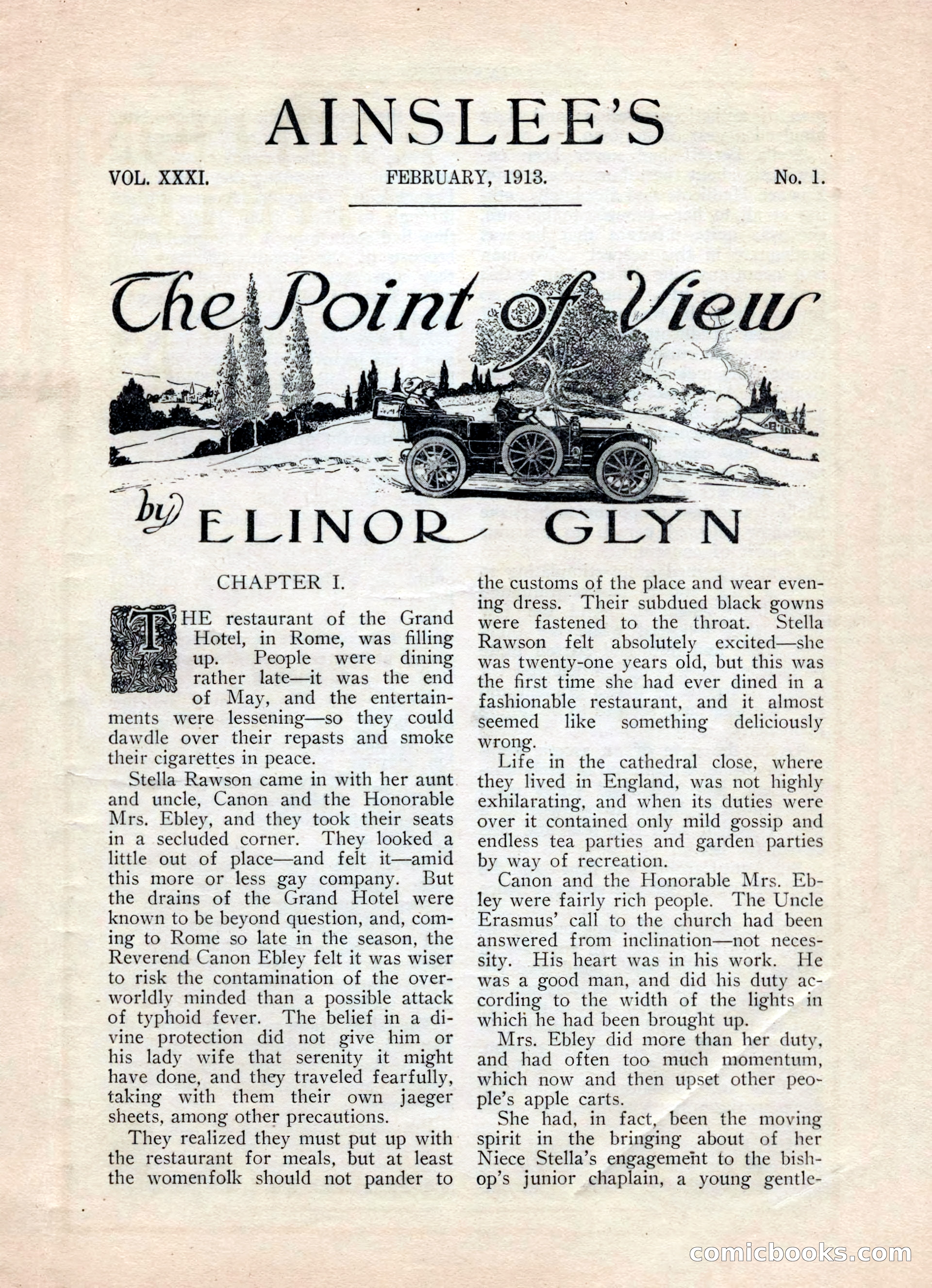 Ainslee's Magazine, February 1913 — page 11 of 192