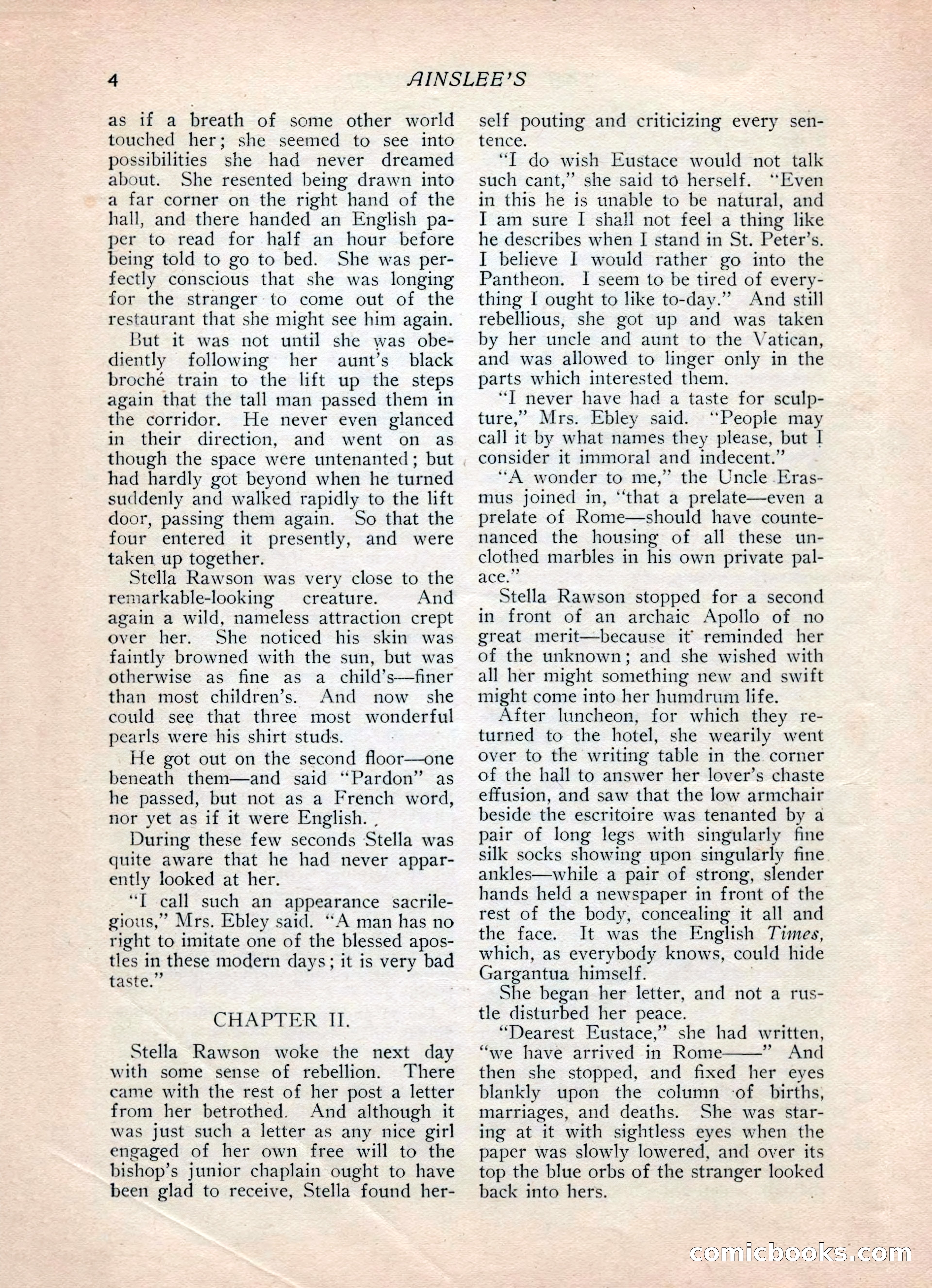 Ainslee's Magazine, February 1913 — page 14 of 192