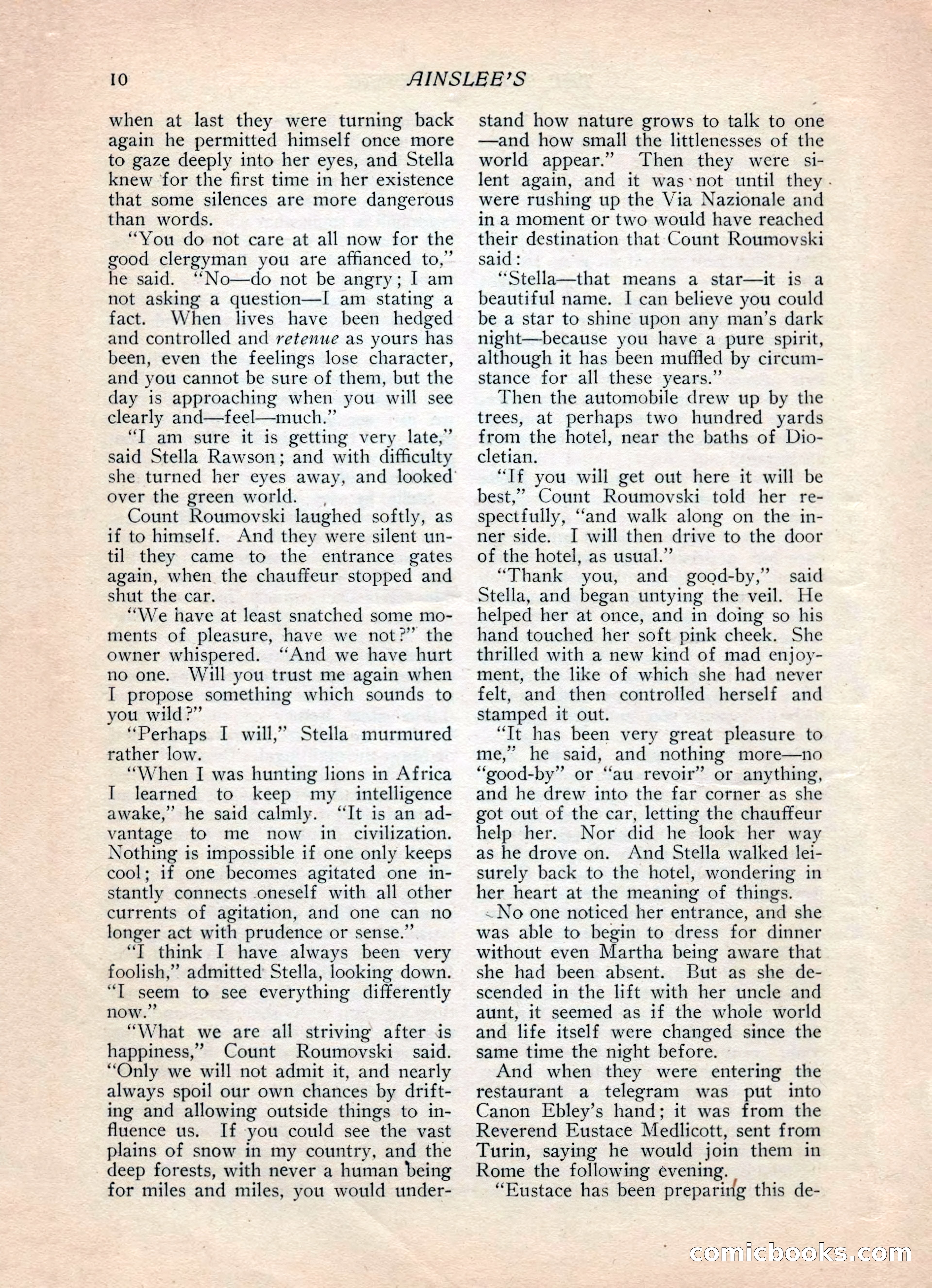 Ainslee's Magazine, February 1913 — page 20 of 192