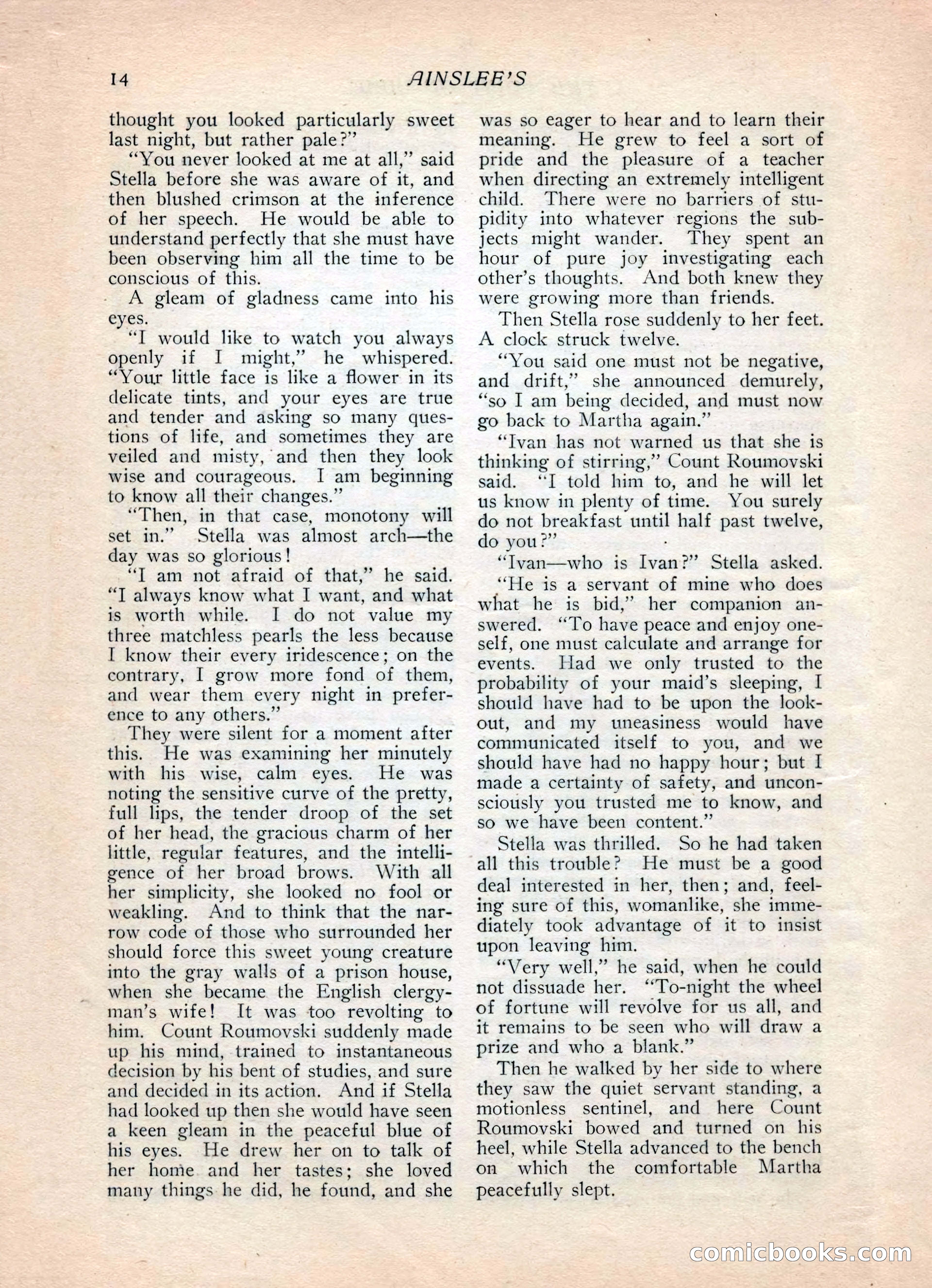 Ainslee's Magazine, February 1913 — page 24 of 192