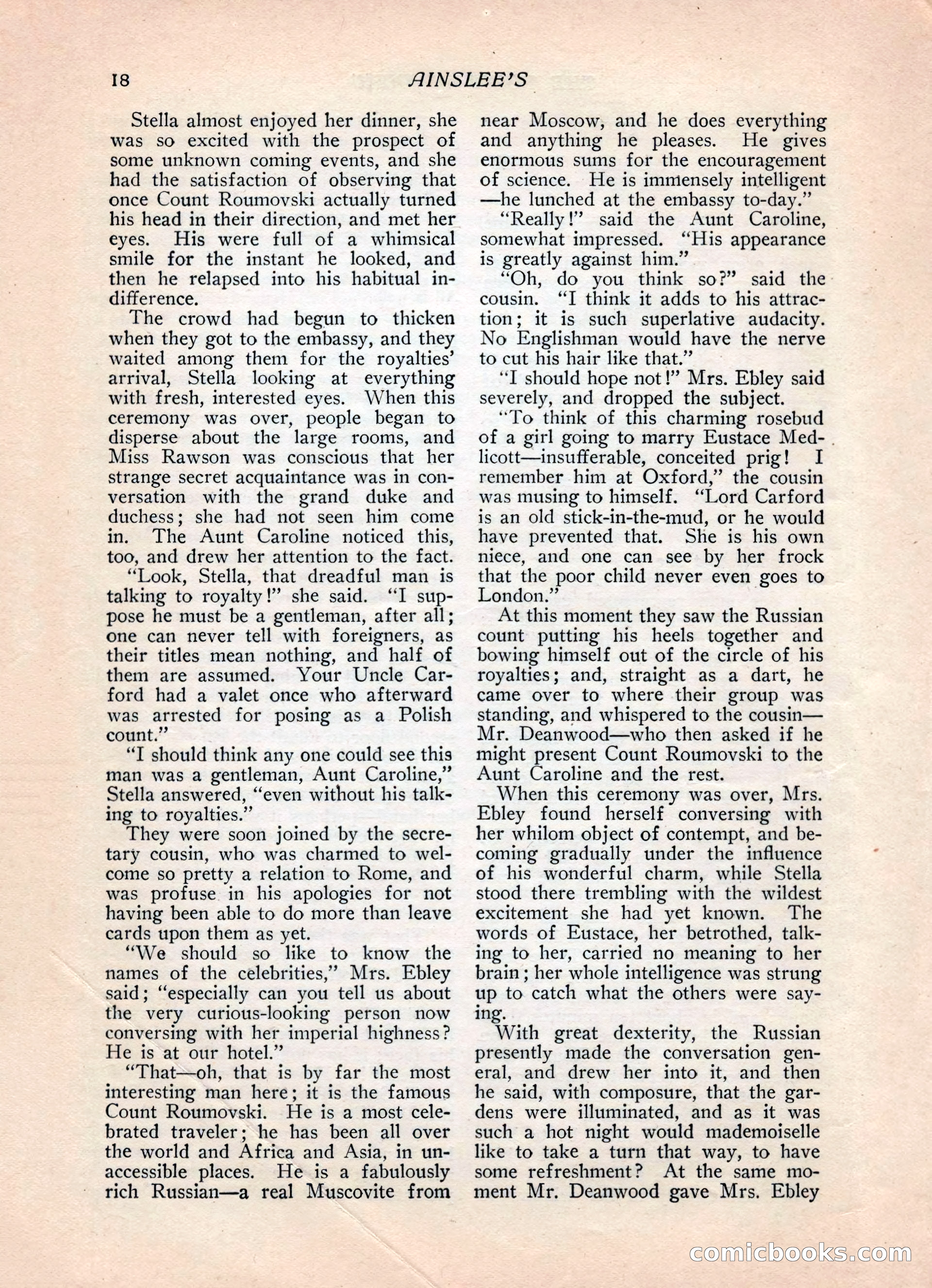 Ainslee's Magazine, February 1913 — page 28 of 192