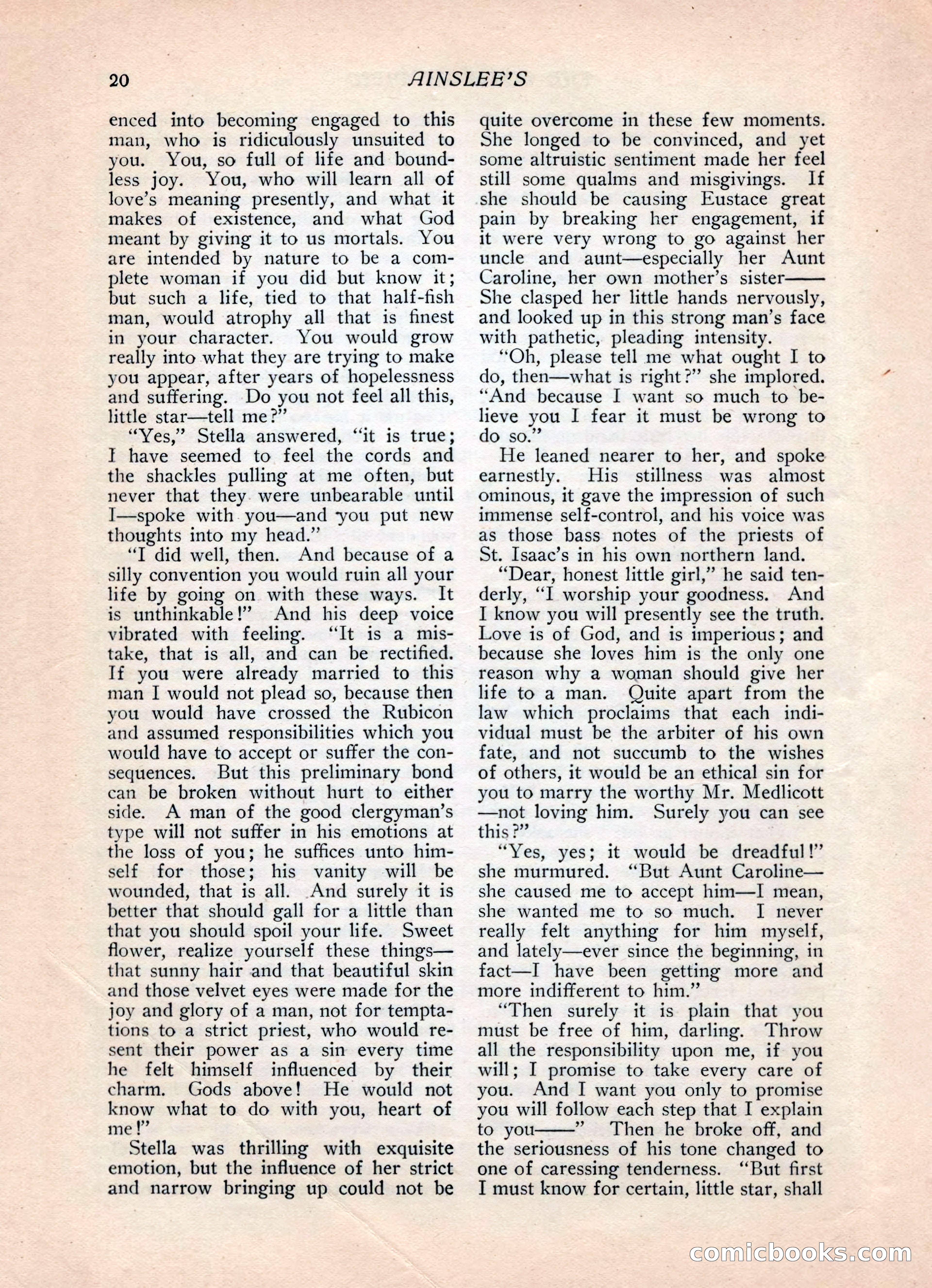 Ainslee's Magazine, February 1913 — page 30 of 192