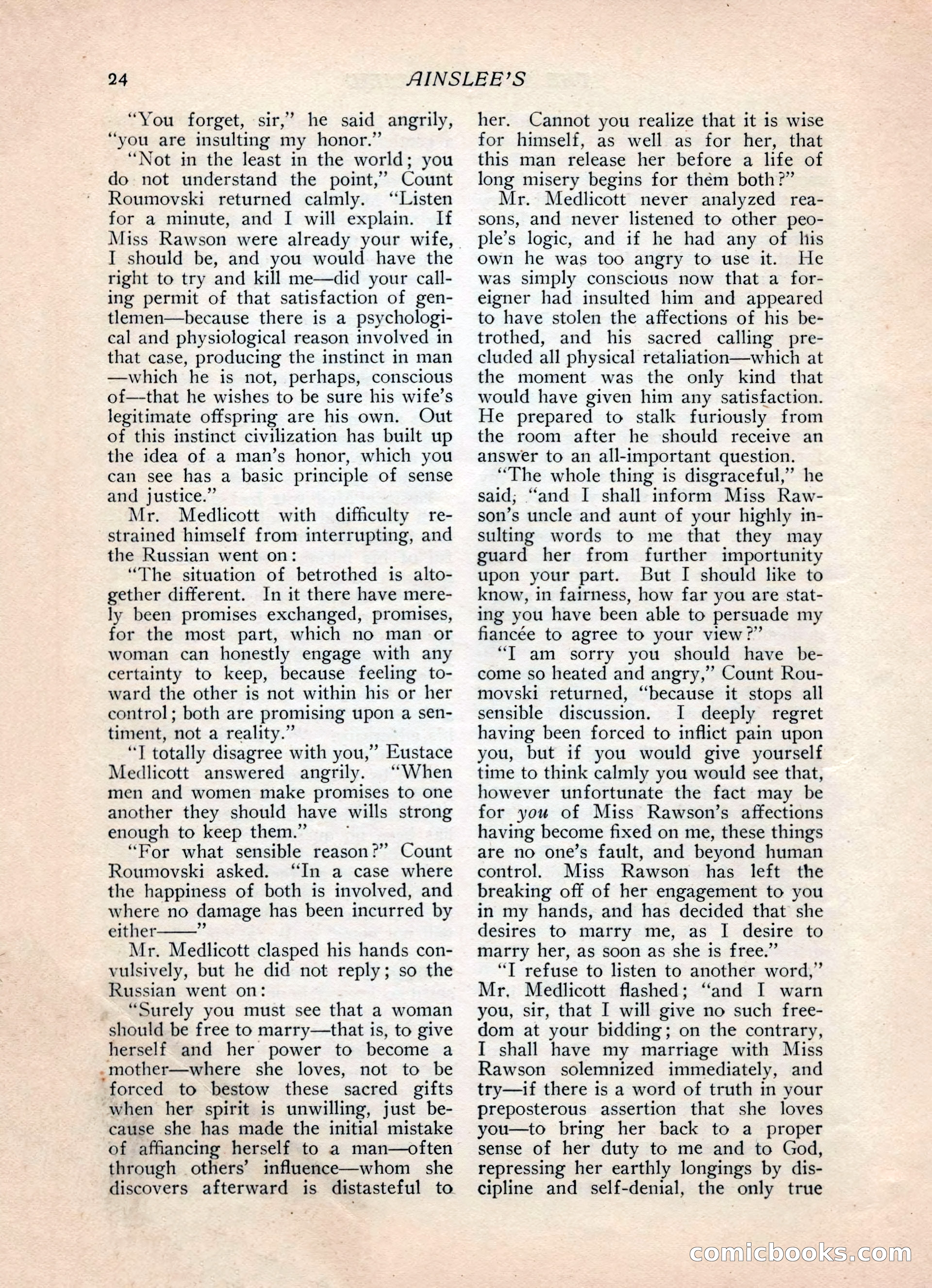 Ainslee's Magazine, February 1913 — page 34 of 192