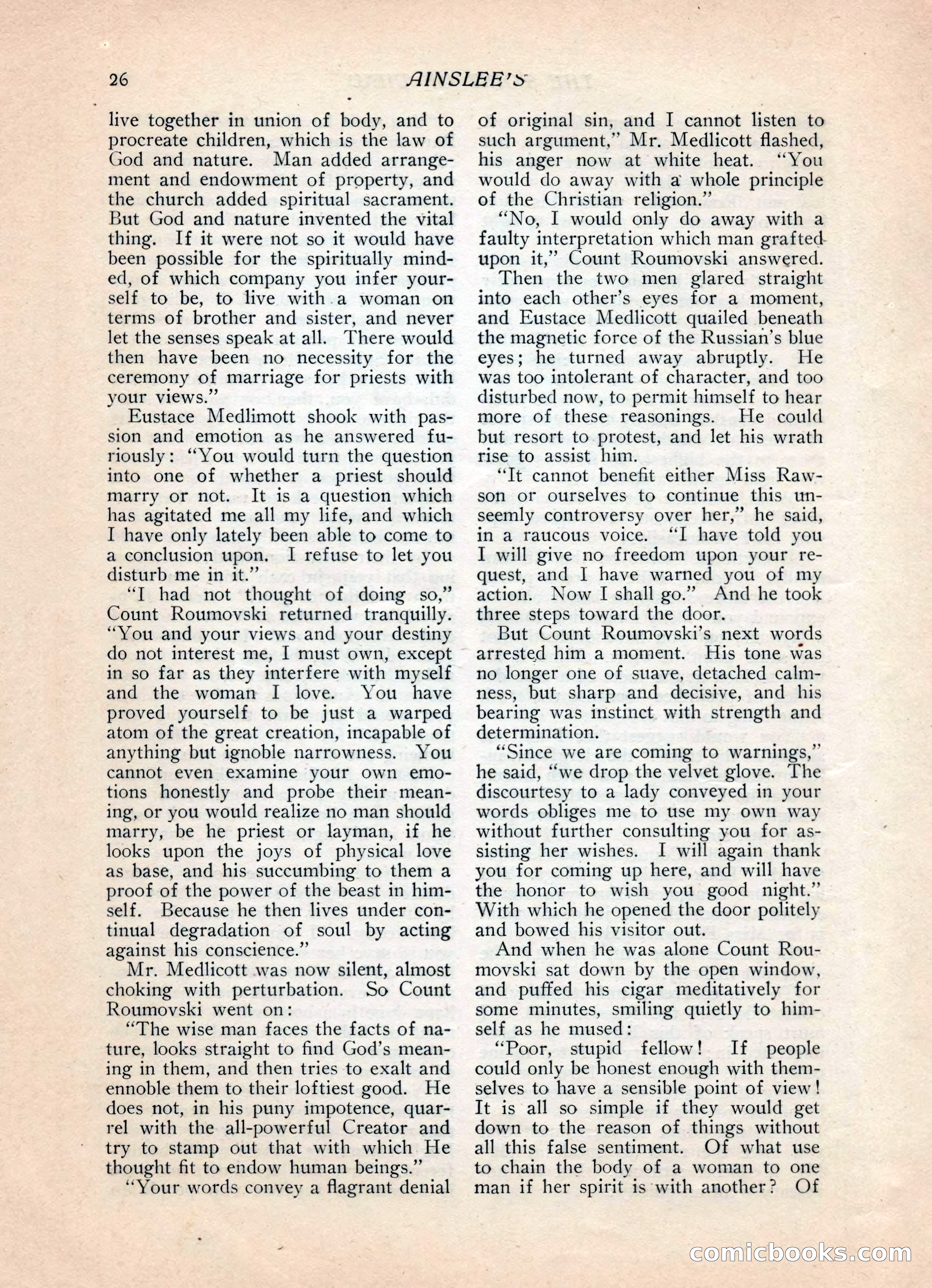 Ainslee's Magazine, February 1913 — page 36 of 192