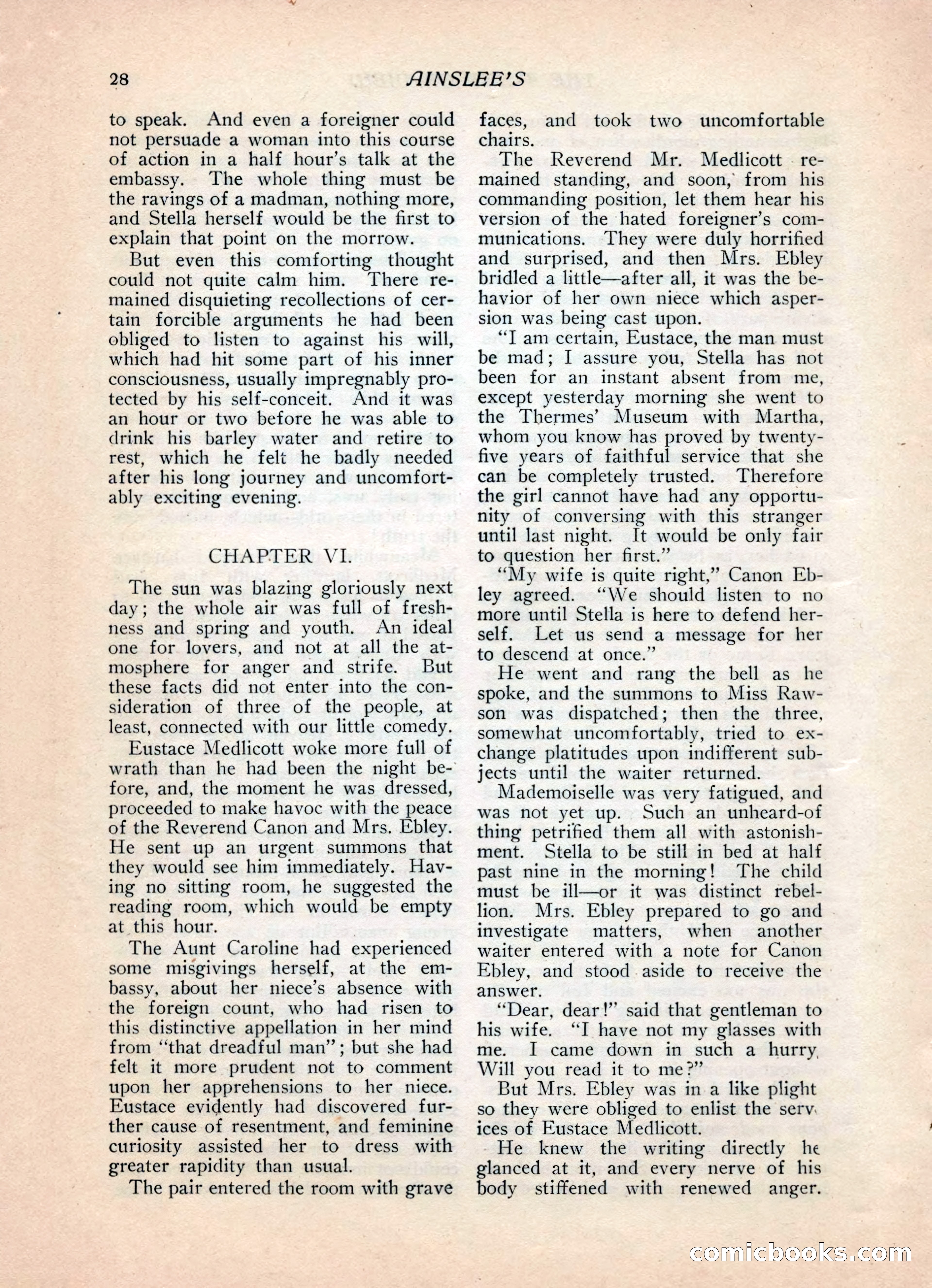 Ainslee's Magazine, February 1913 — page 38 of 192