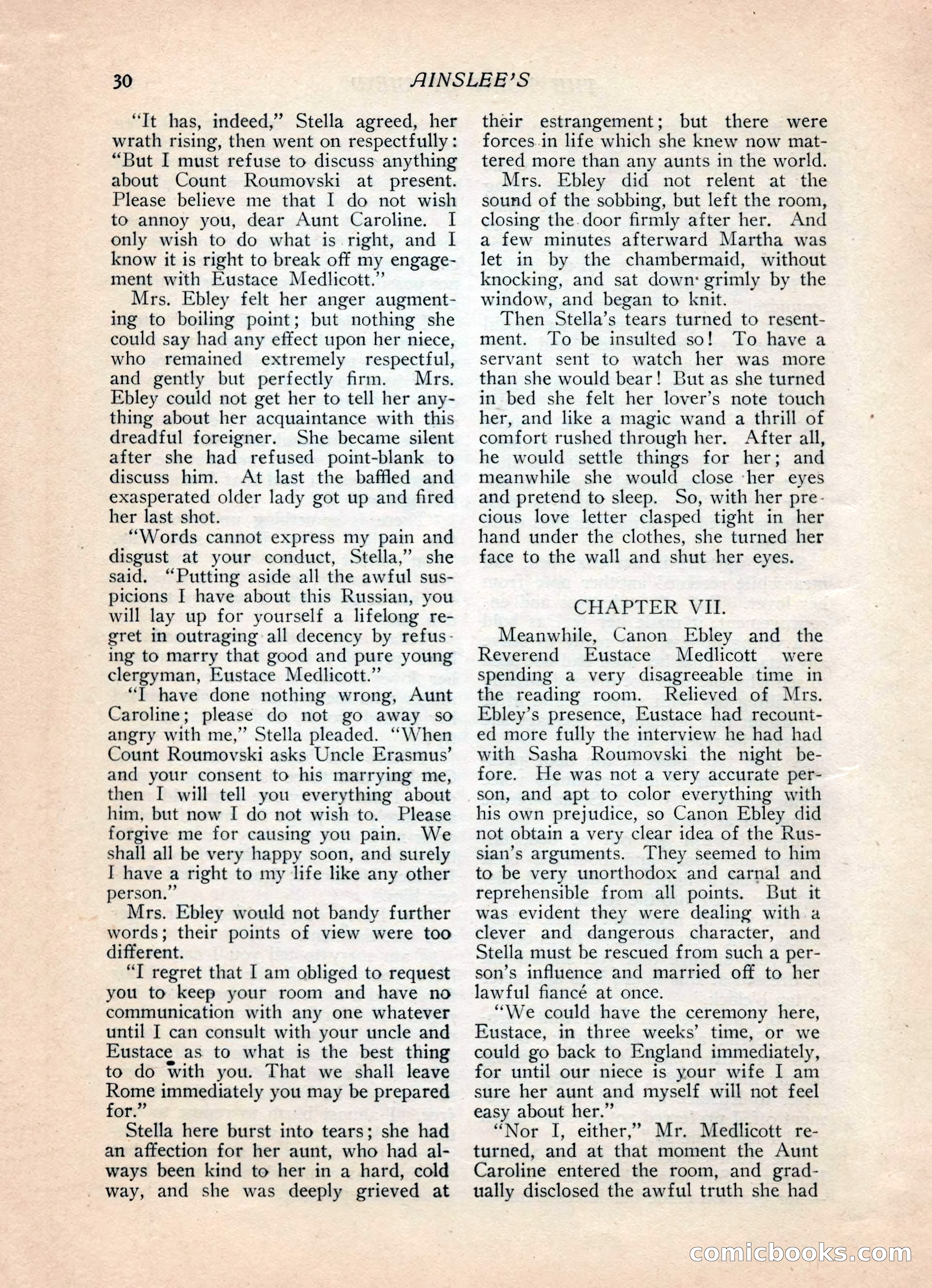 Ainslee's Magazine, February 1913 — page 40 of 192