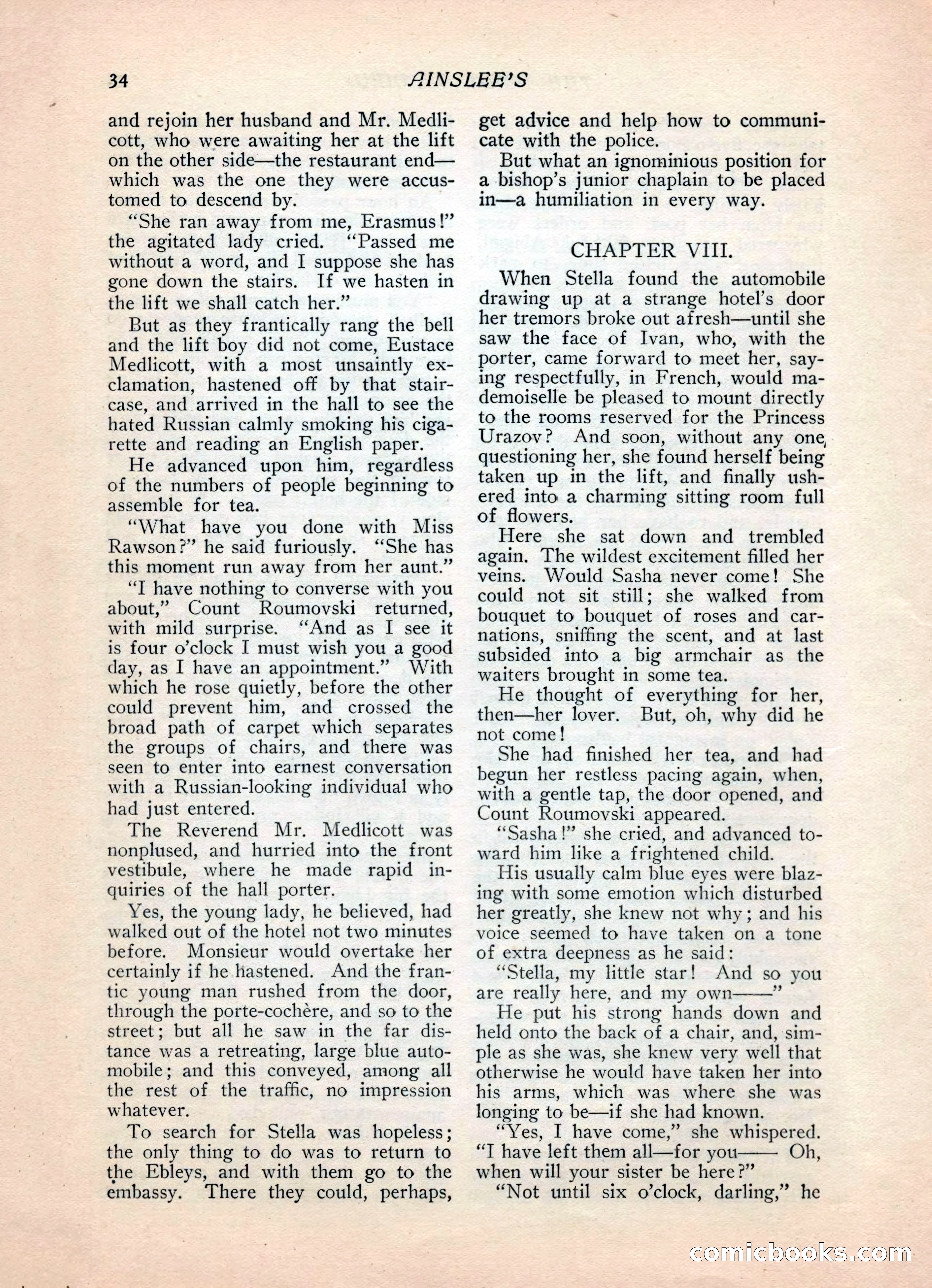 Ainslee's Magazine, February 1913 — page 44 of 192