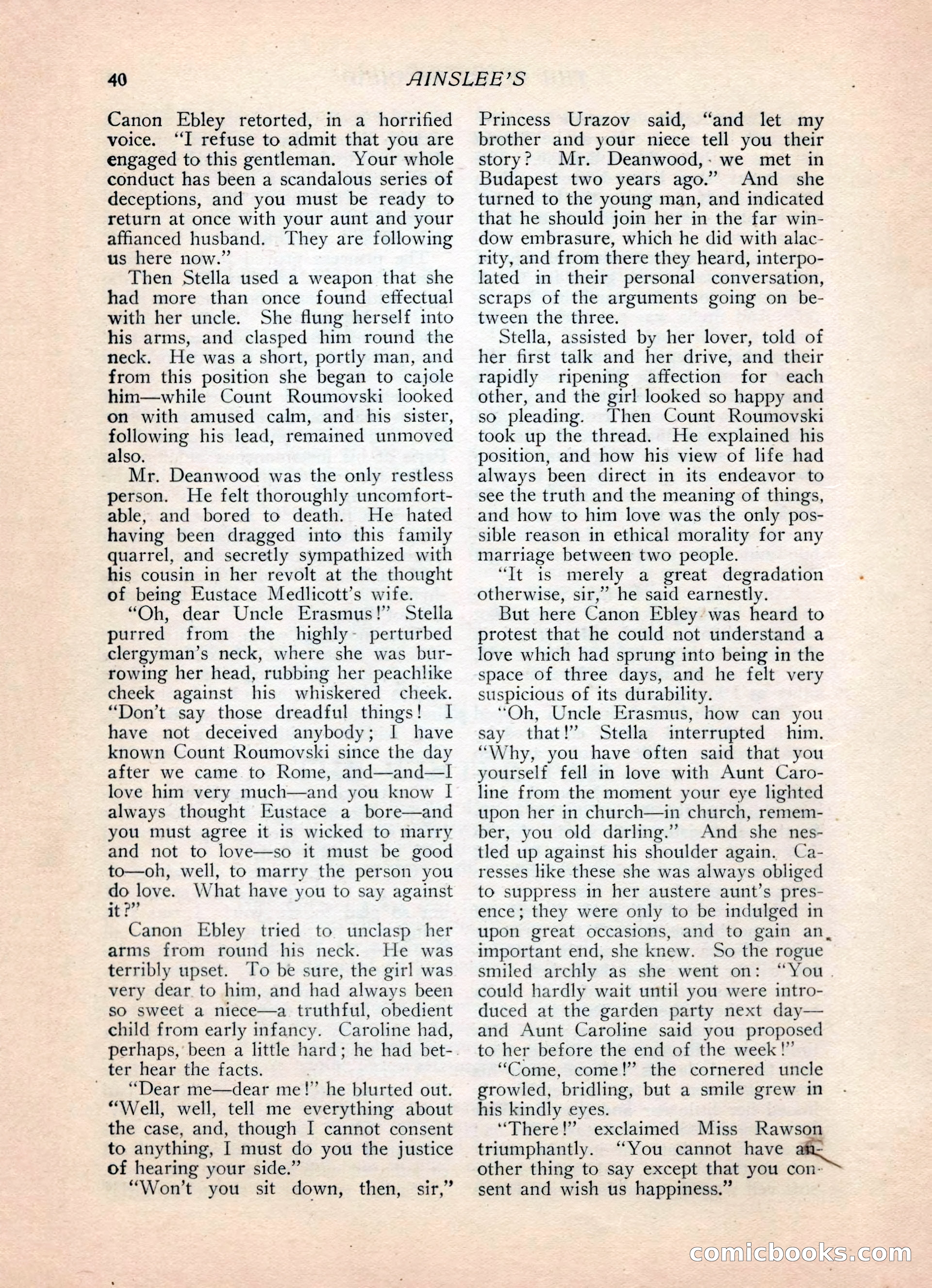 Ainslee's Magazine, February 1913 — page 50 of 192