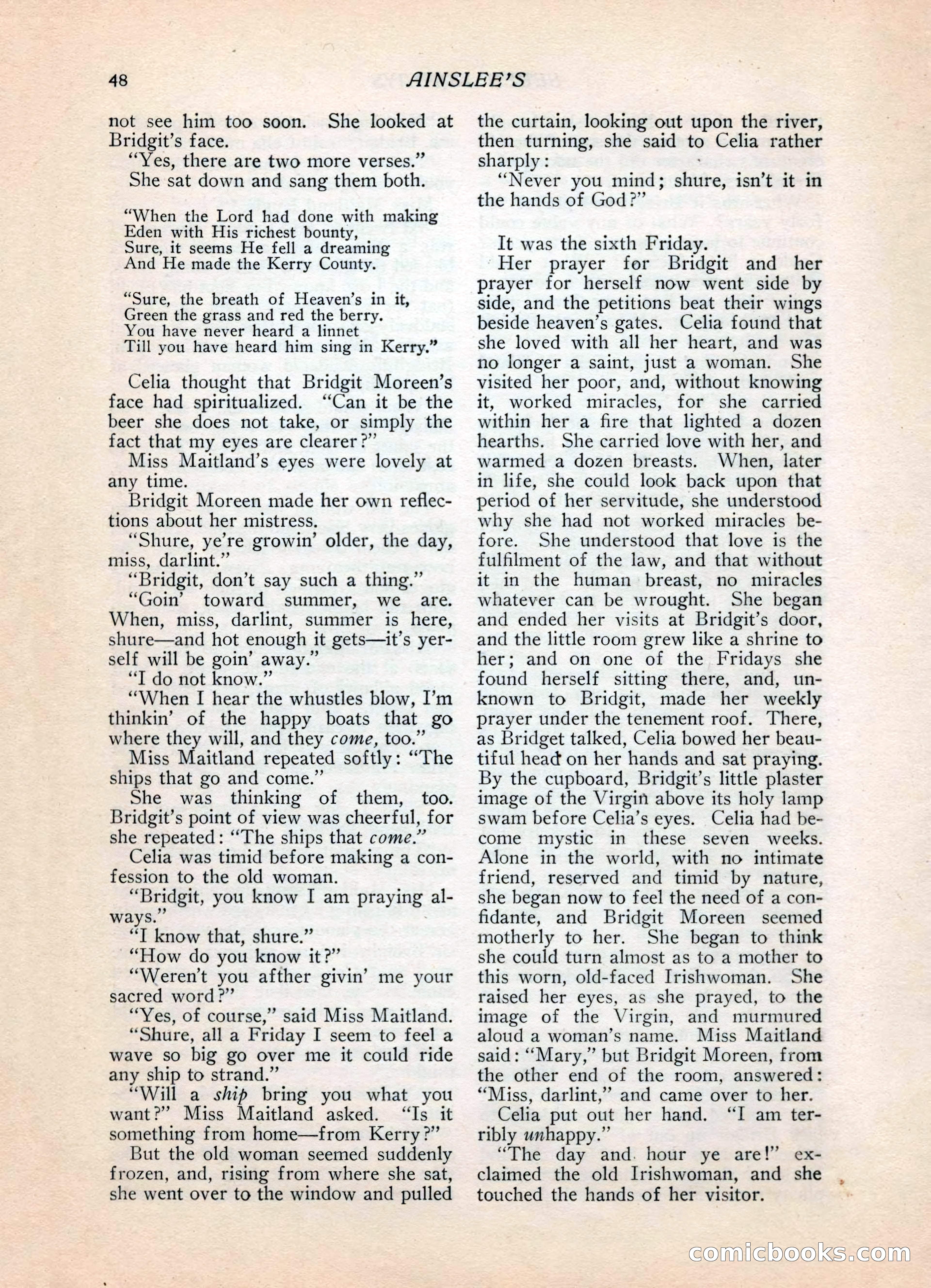 Ainslee's Magazine, February 1913 — page 58 of 192