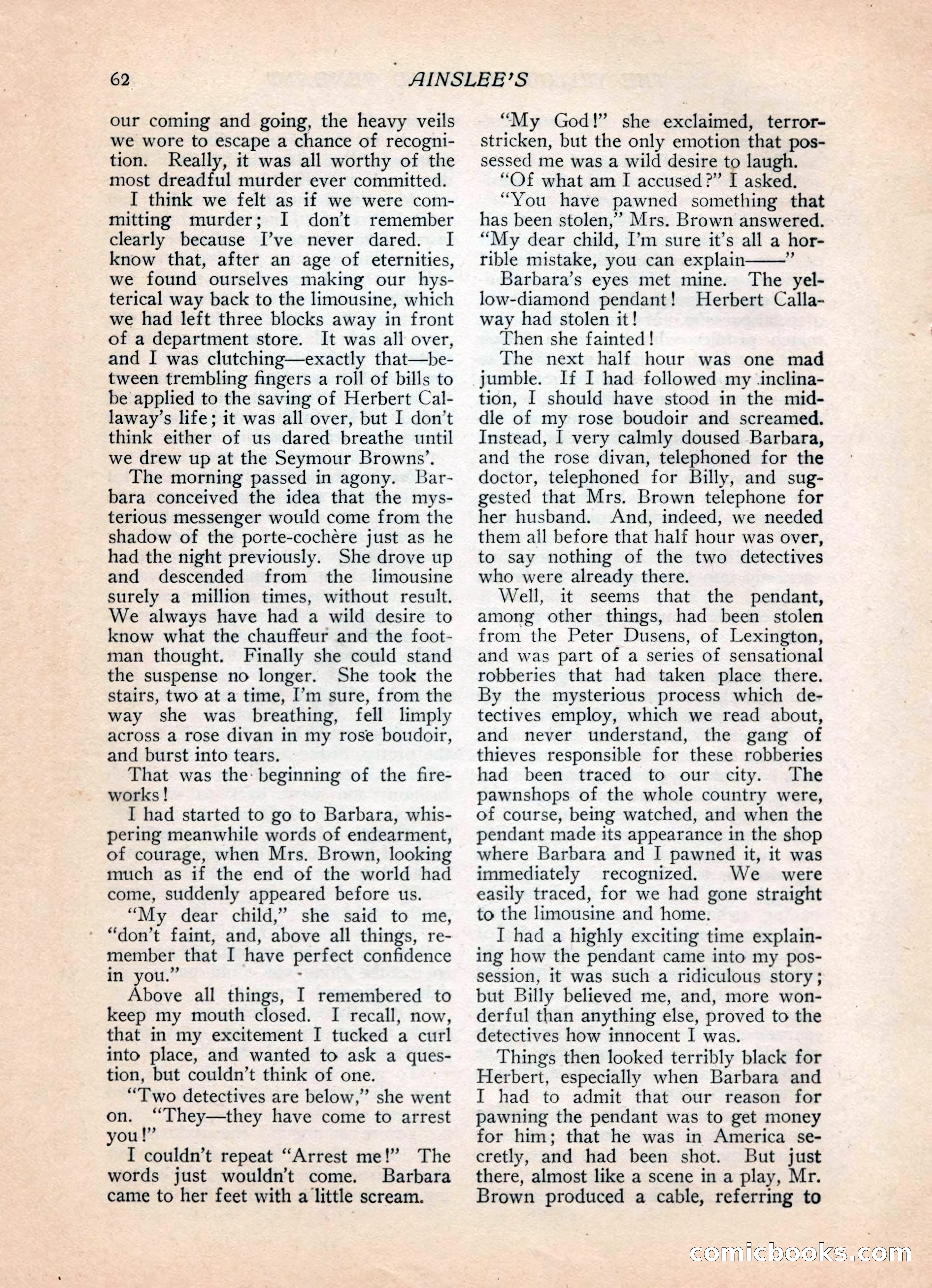 Ainslee's Magazine, February 1913 — page 72 of 192