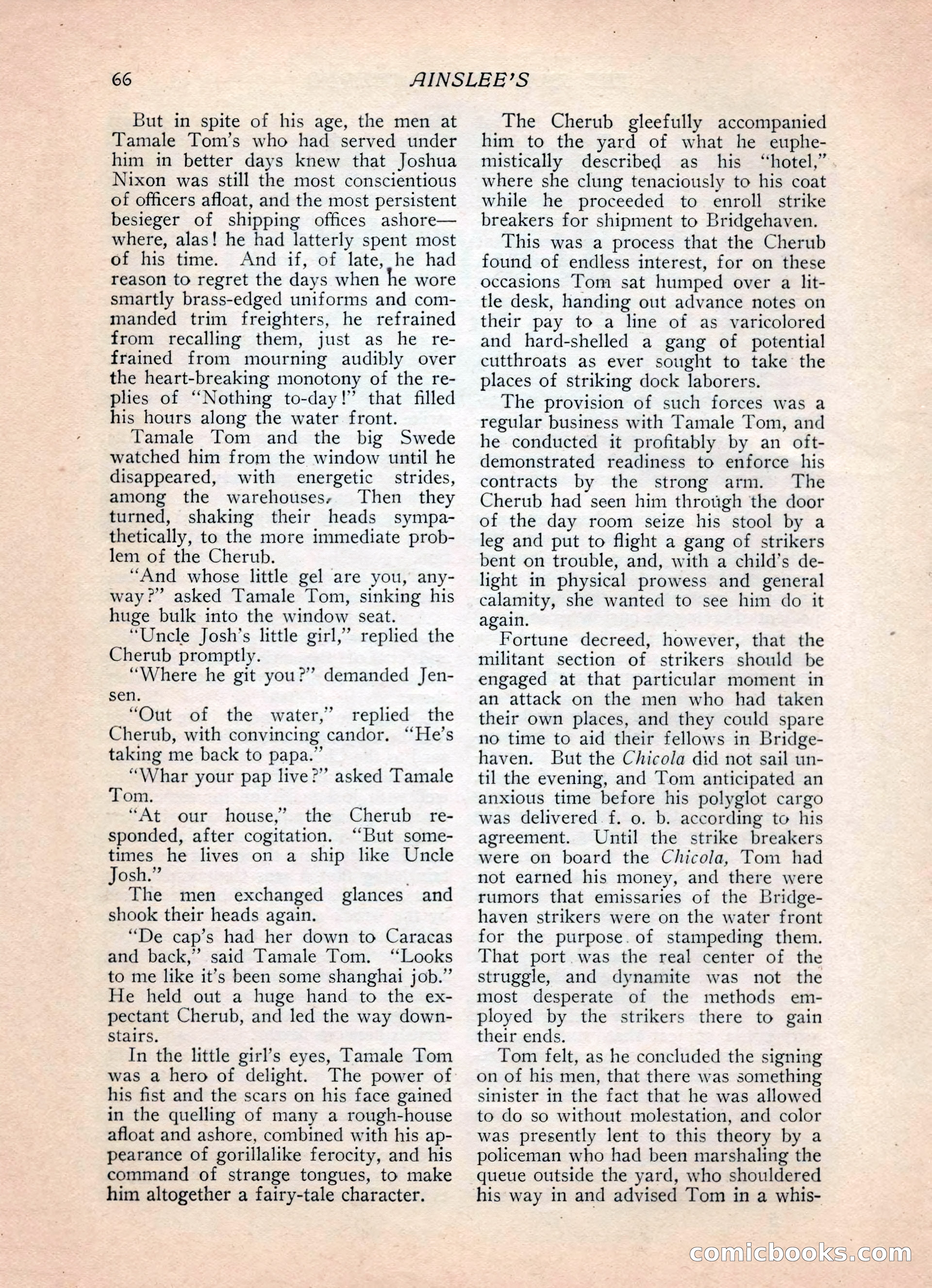 Ainslee's Magazine, February 1913 — page 76 of 192