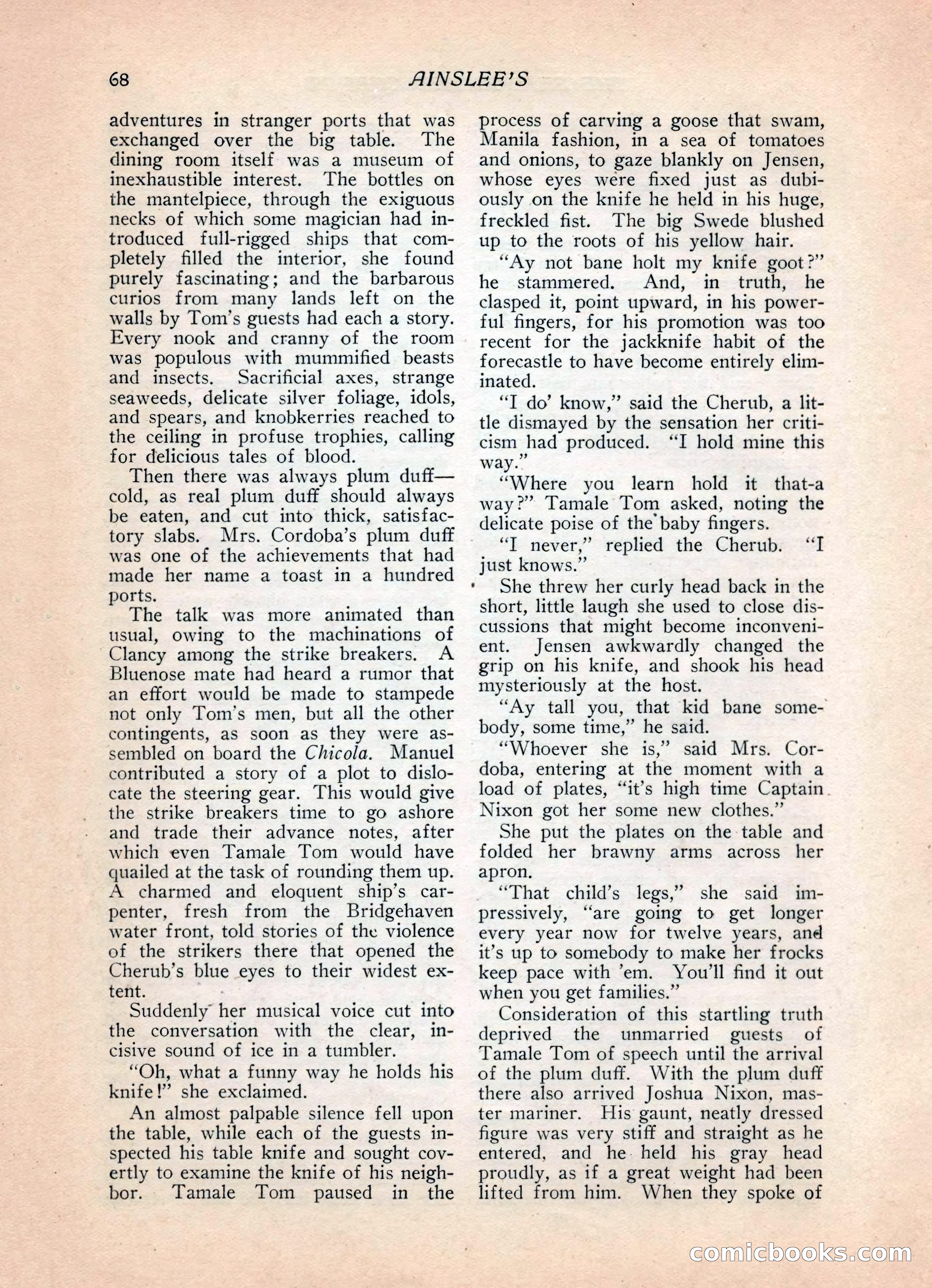 Ainslee's Magazine, February 1913 — page 78 of 192