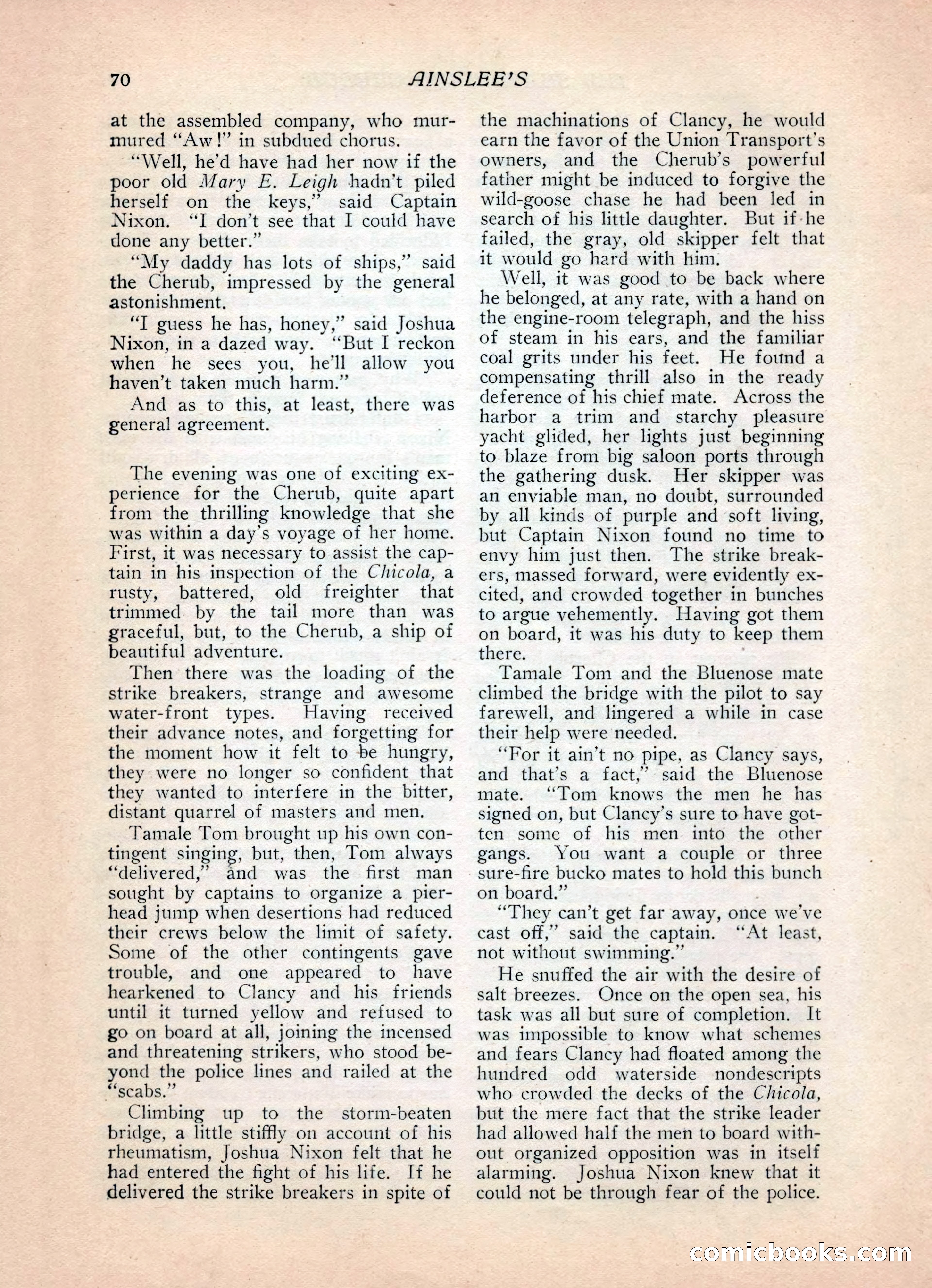 Ainslee's Magazine, February 1913 — page 80 of 192