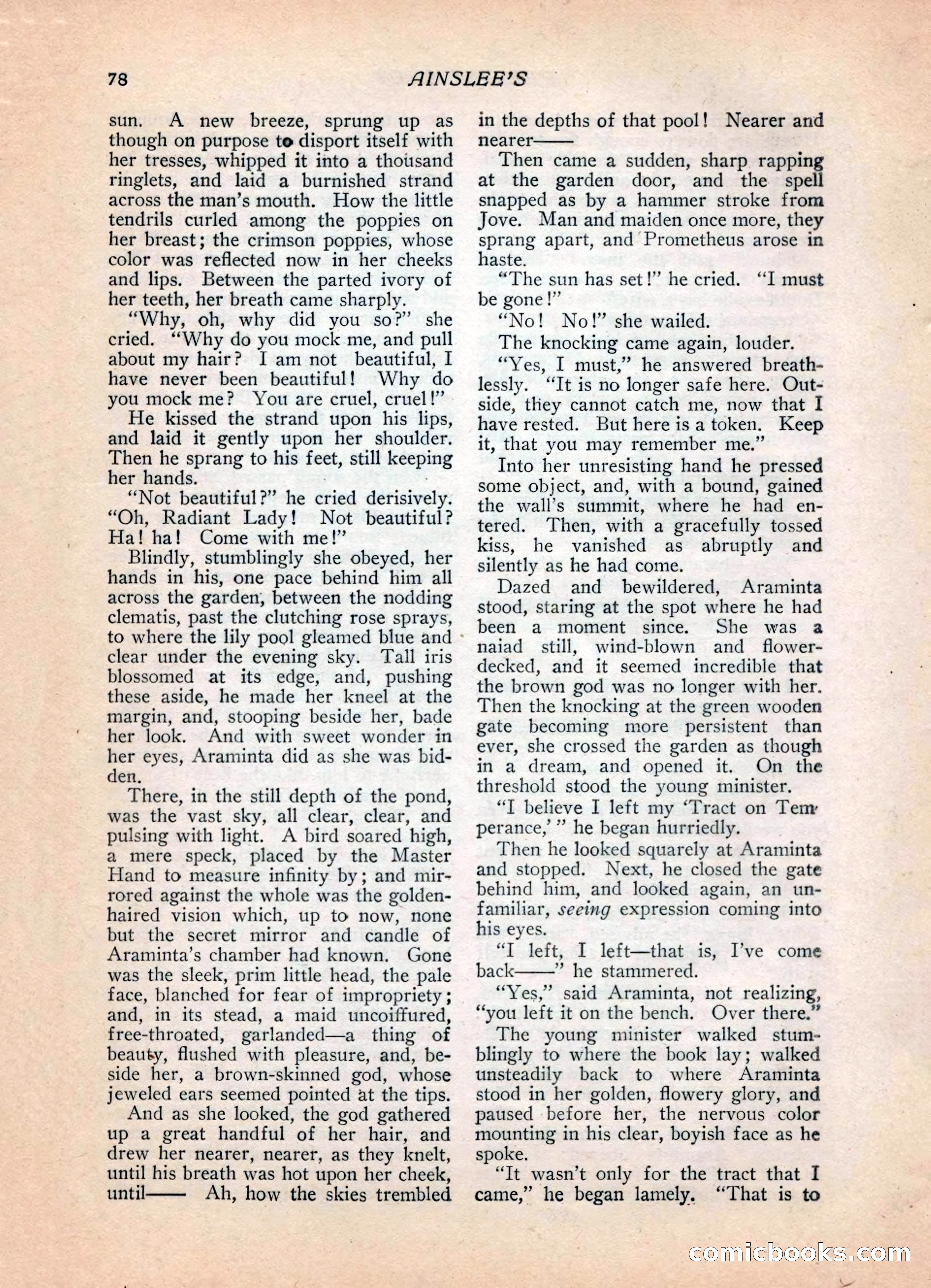 Ainslee's Magazine, February 1913 — page 88 of 192