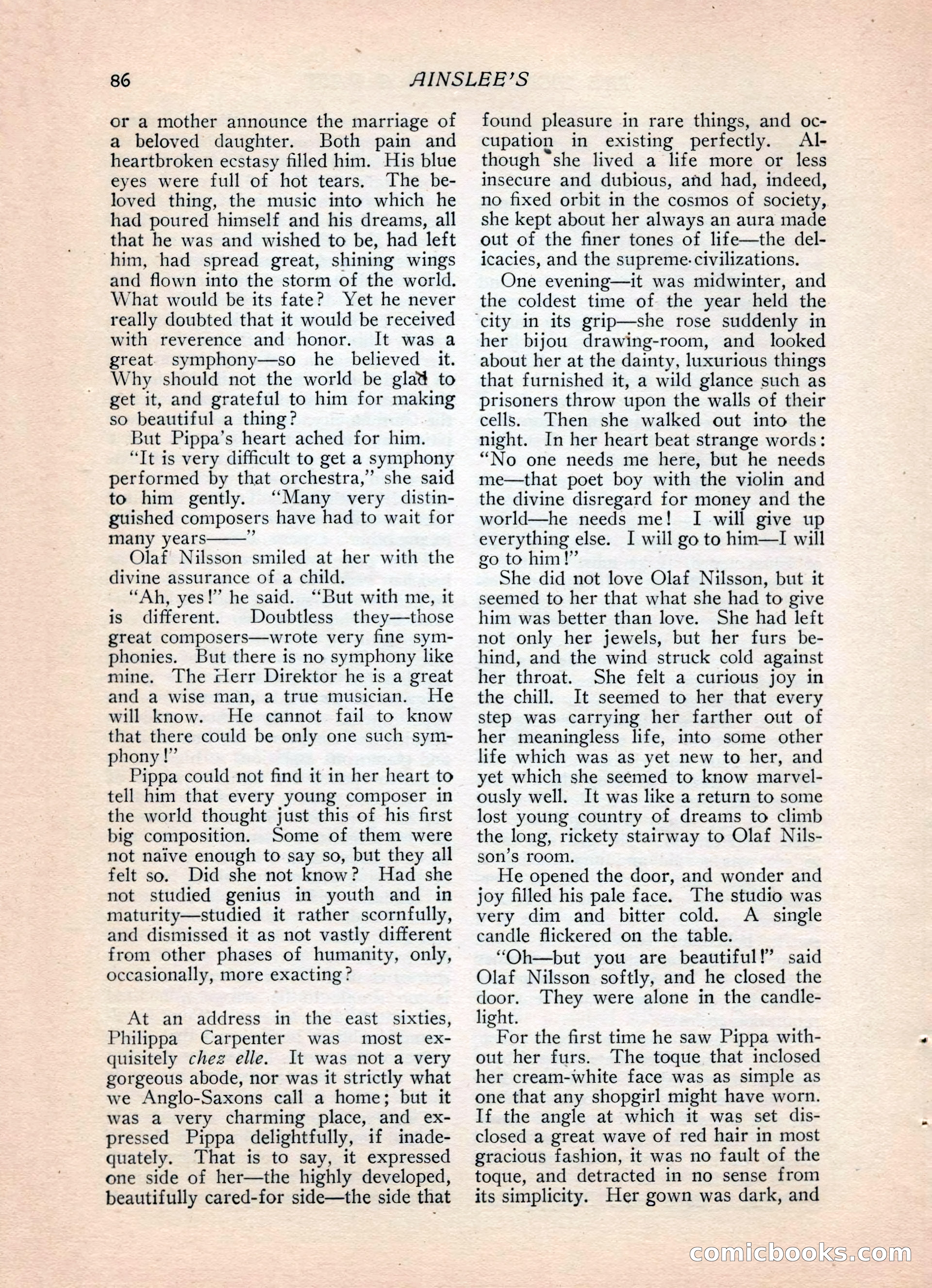 Ainslee's Magazine, February 1913 — page 96 of 192